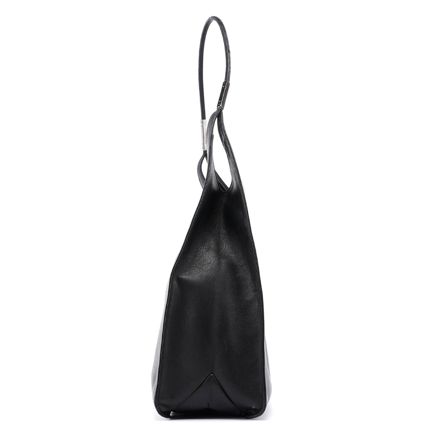 Black Leather Shoulder Bag