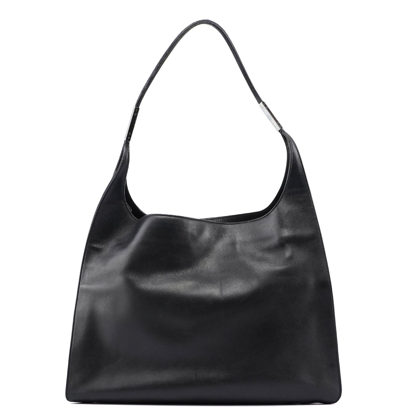 Black Leather Shoulder Bag