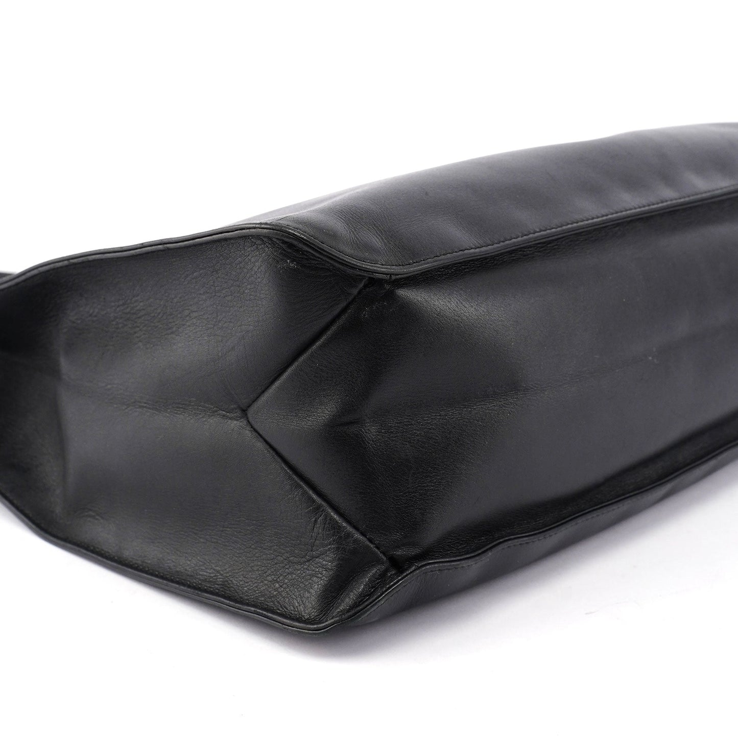 Black Leather Shoulder Bag