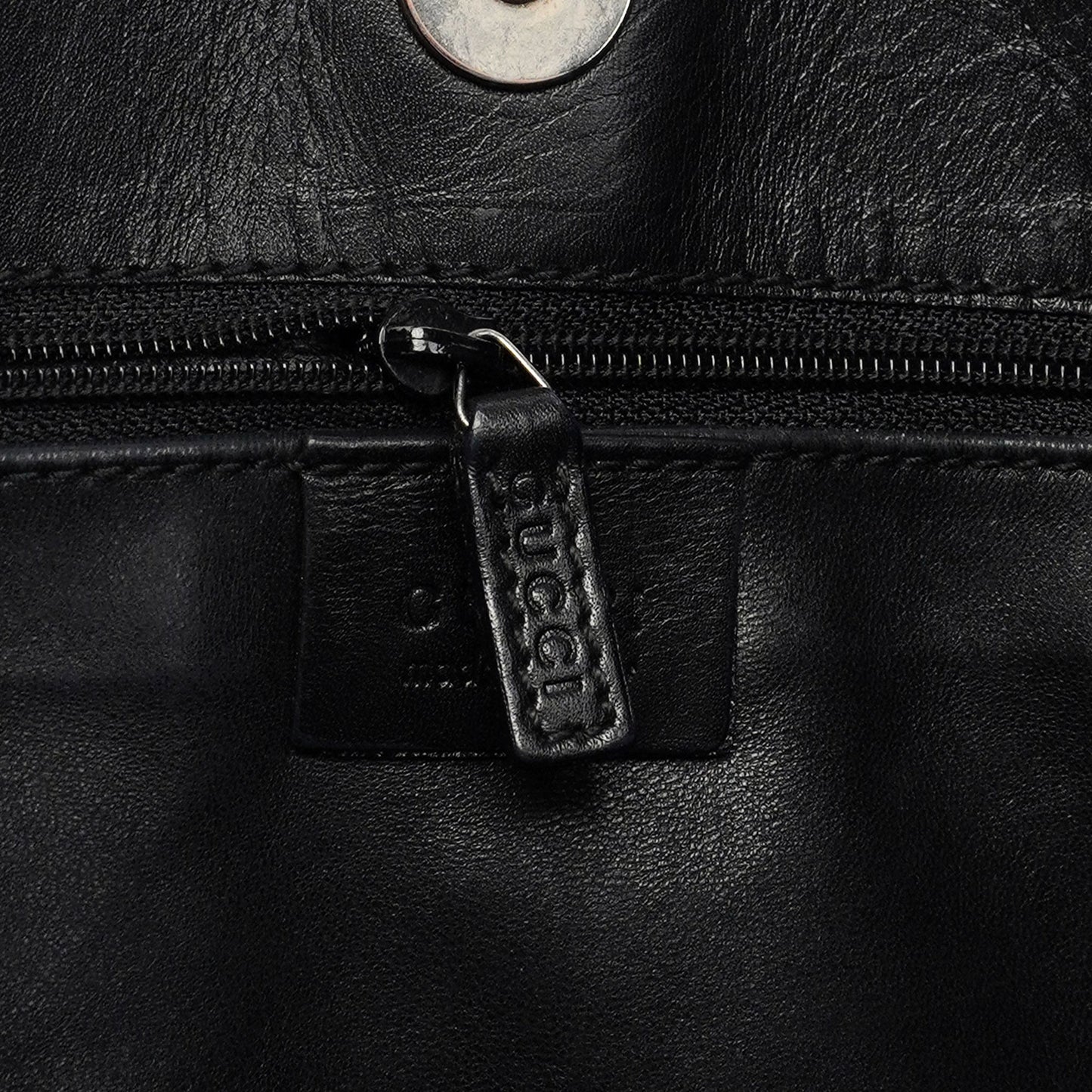 Black Leather Shoulder Bag