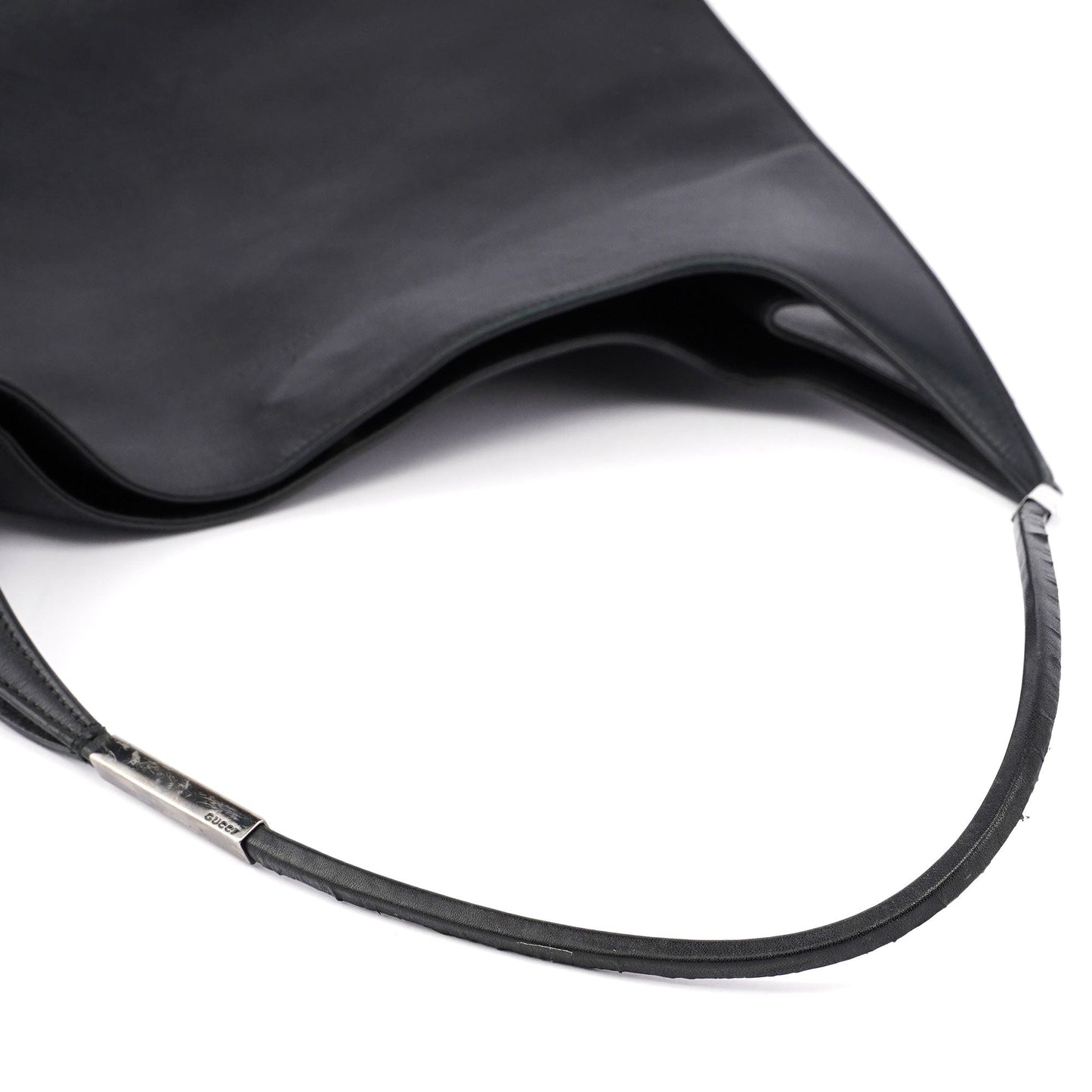 Black Leather Shoulder Bag