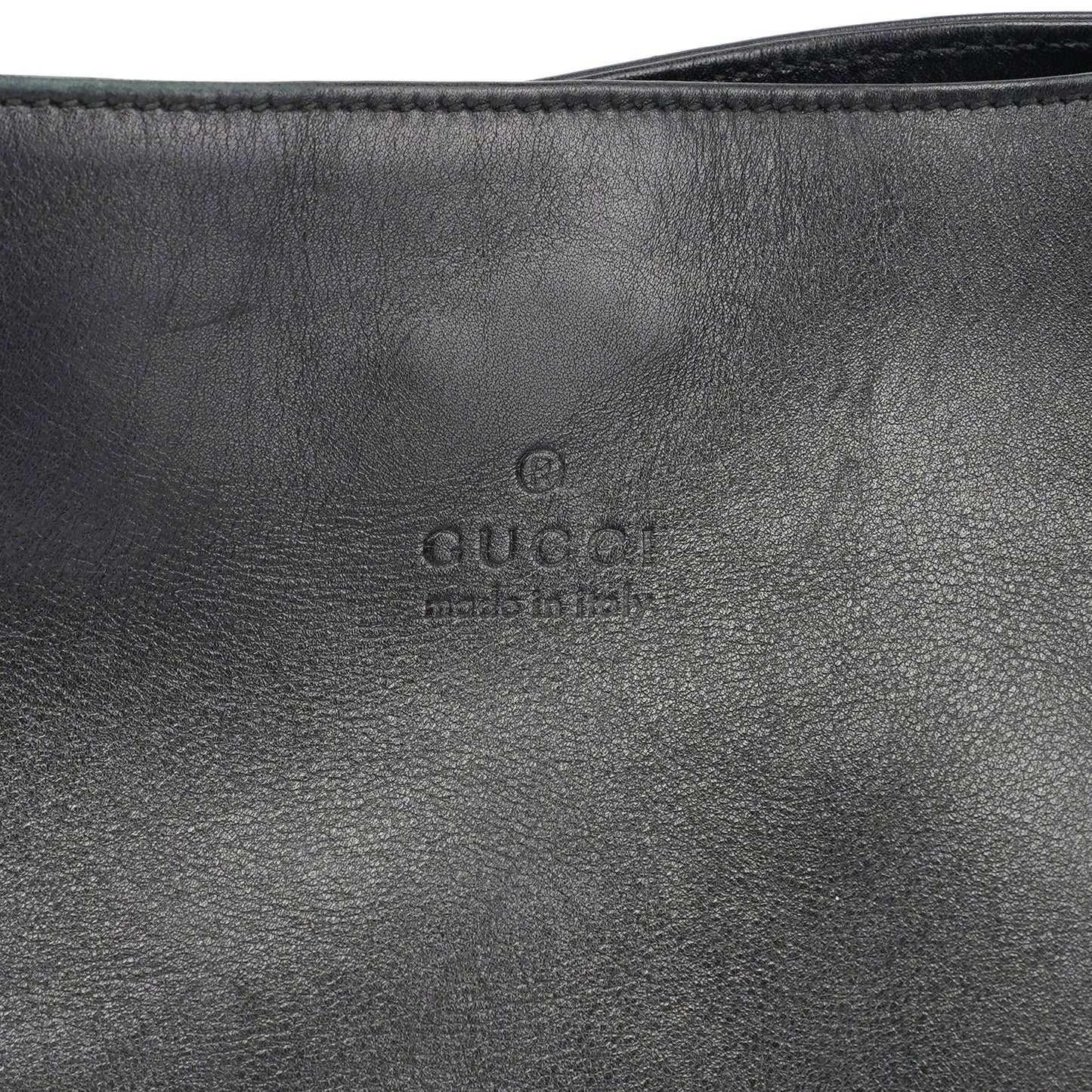 Black Leather Shoulder Bag