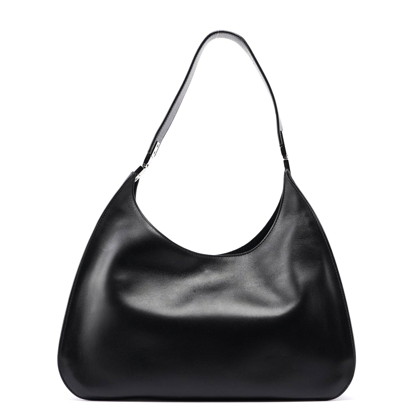 Black Leather Shoulder Bag