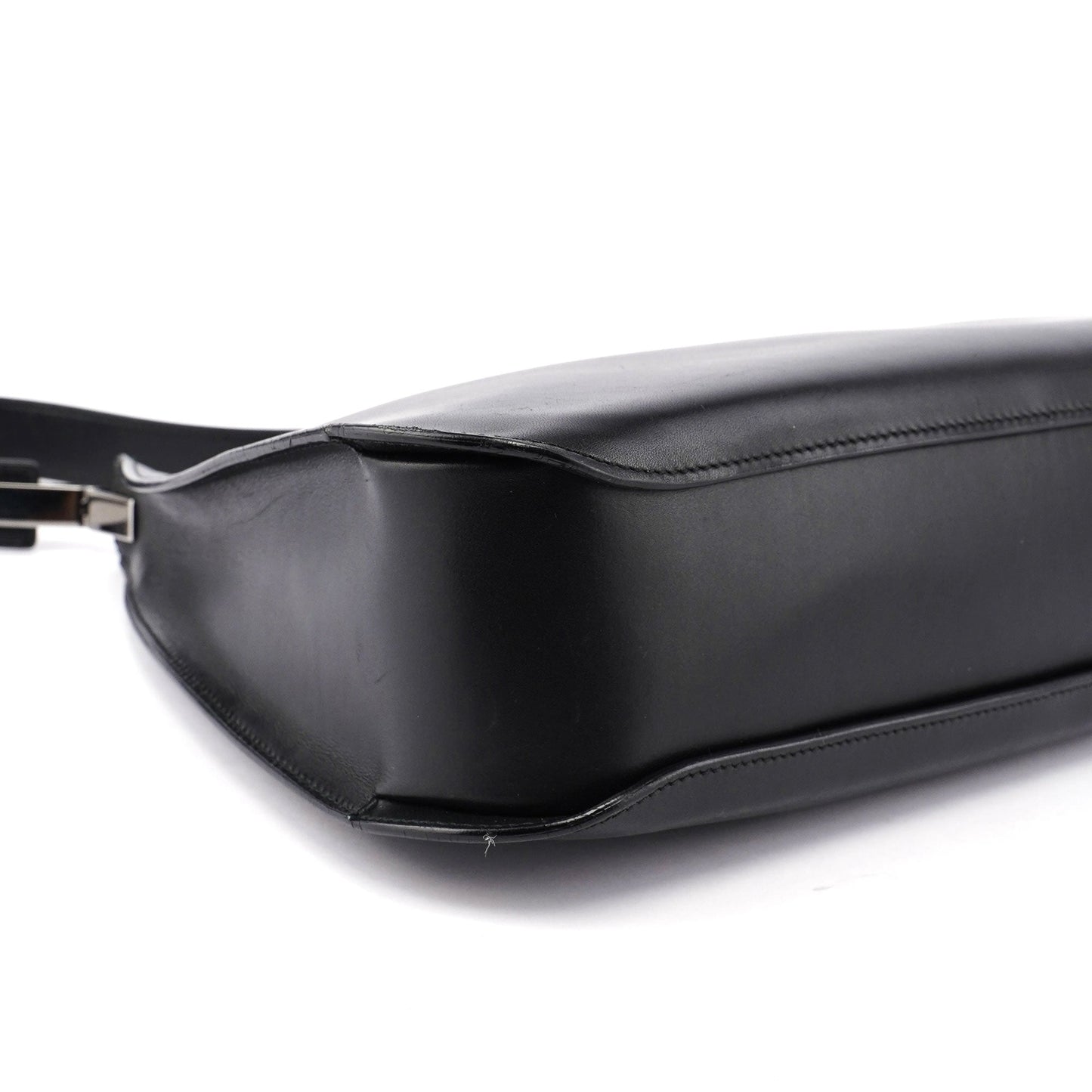 Black Leather Shoulder Bag