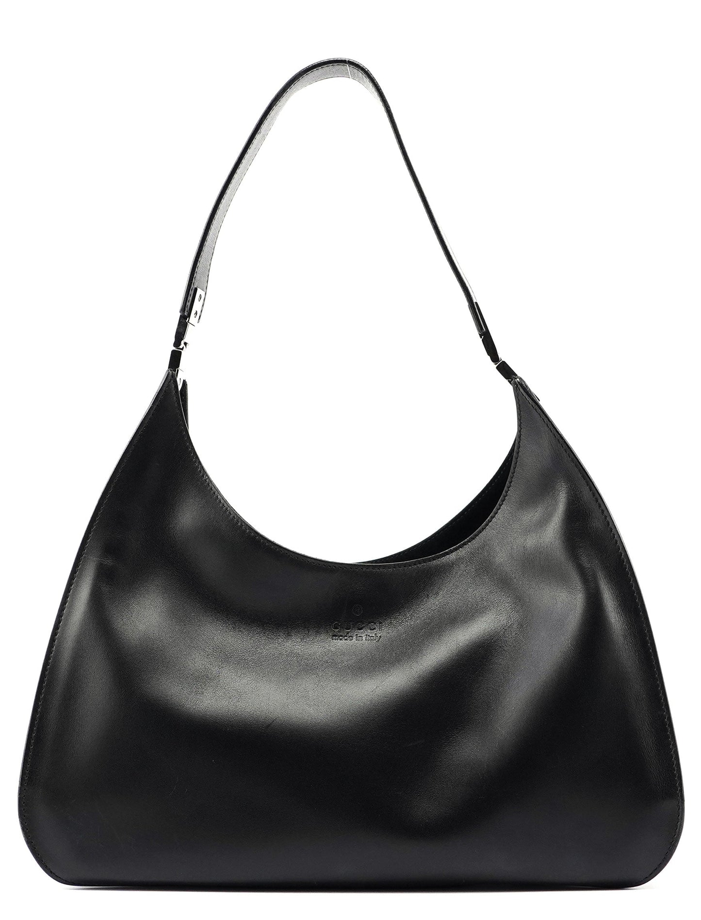 Black Leather Shoulder Bag
