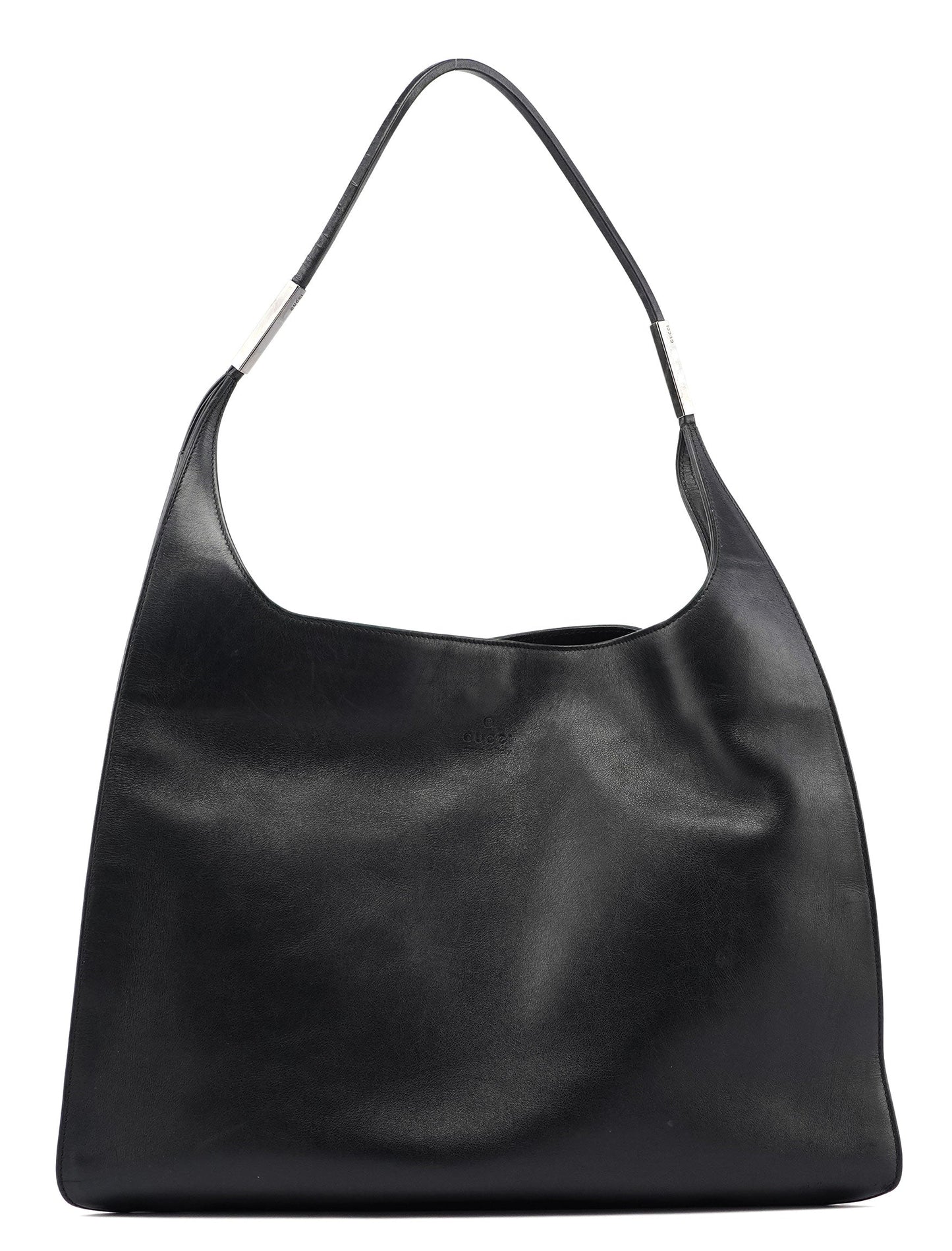Black Leather Shoulder Bag
