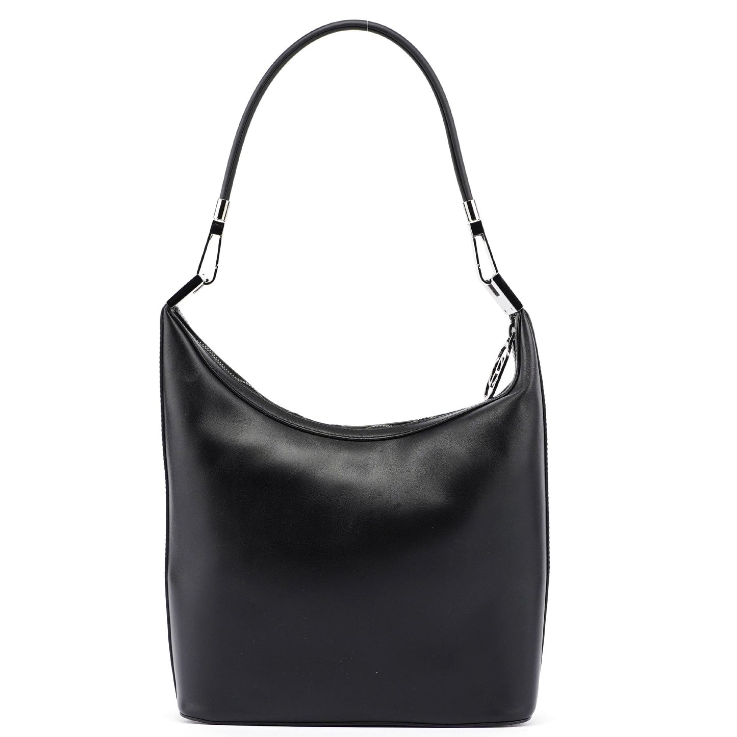 Black Leather Shoulder Bag