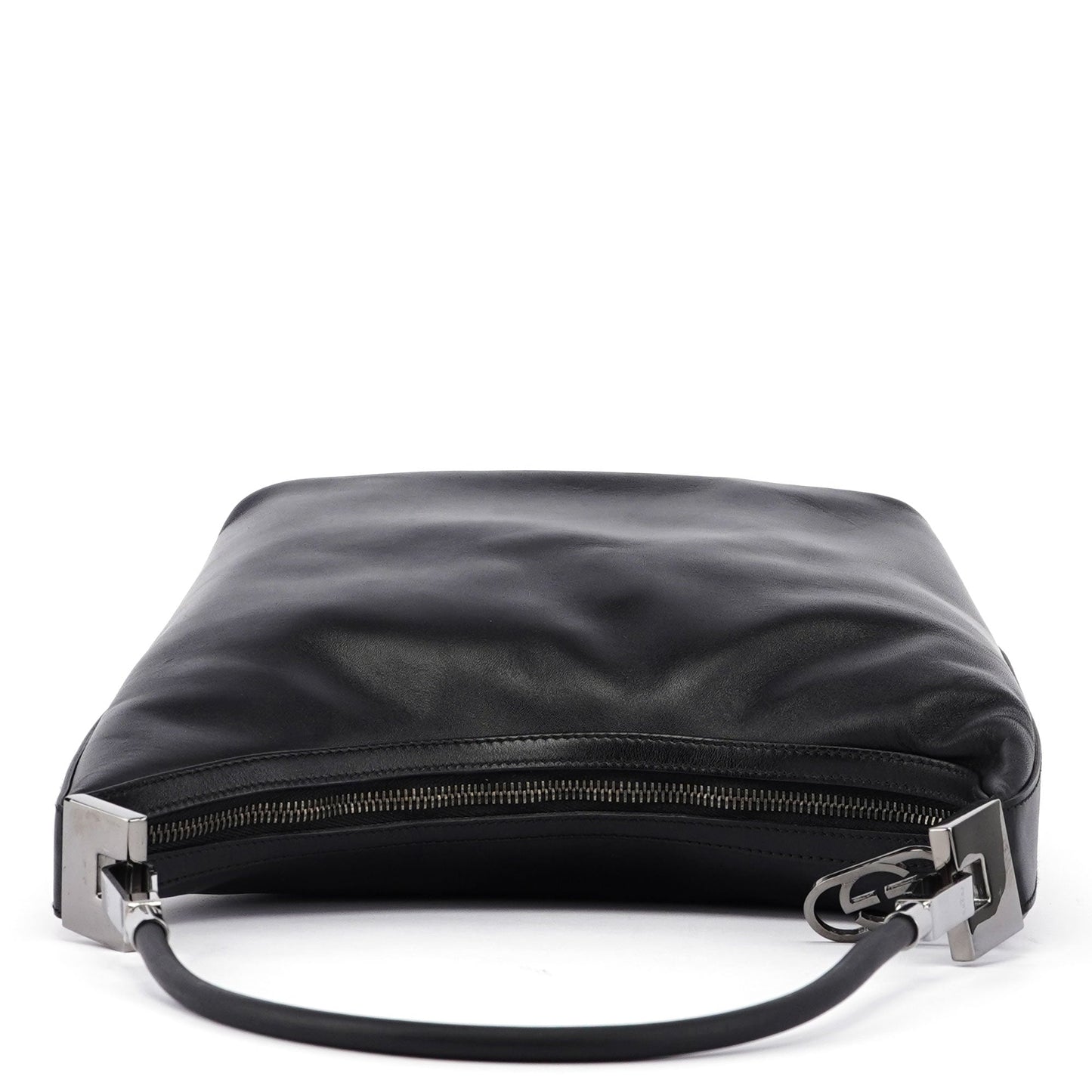 Black Leather Shoulder Bag