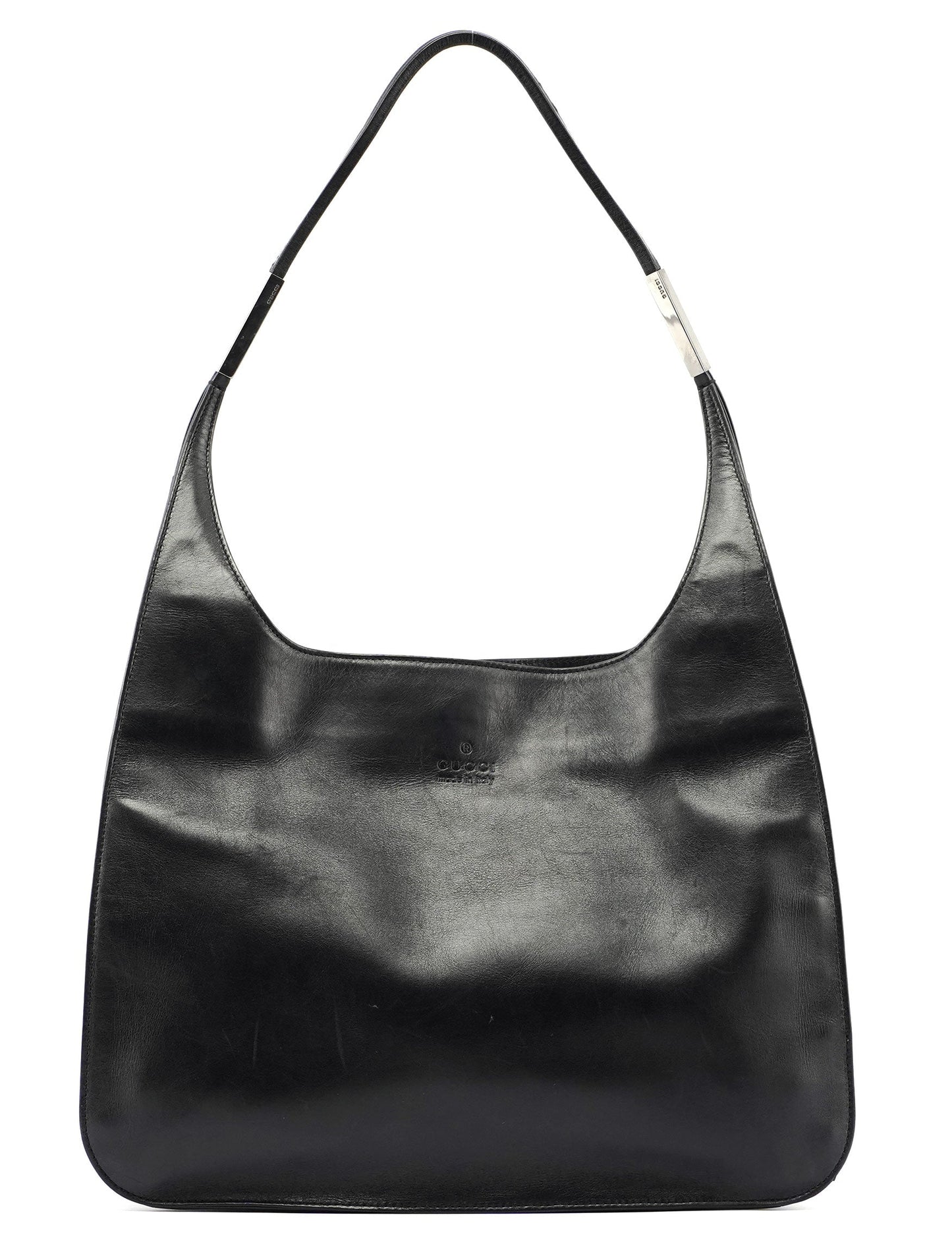 Black Leather Shoulder Bag