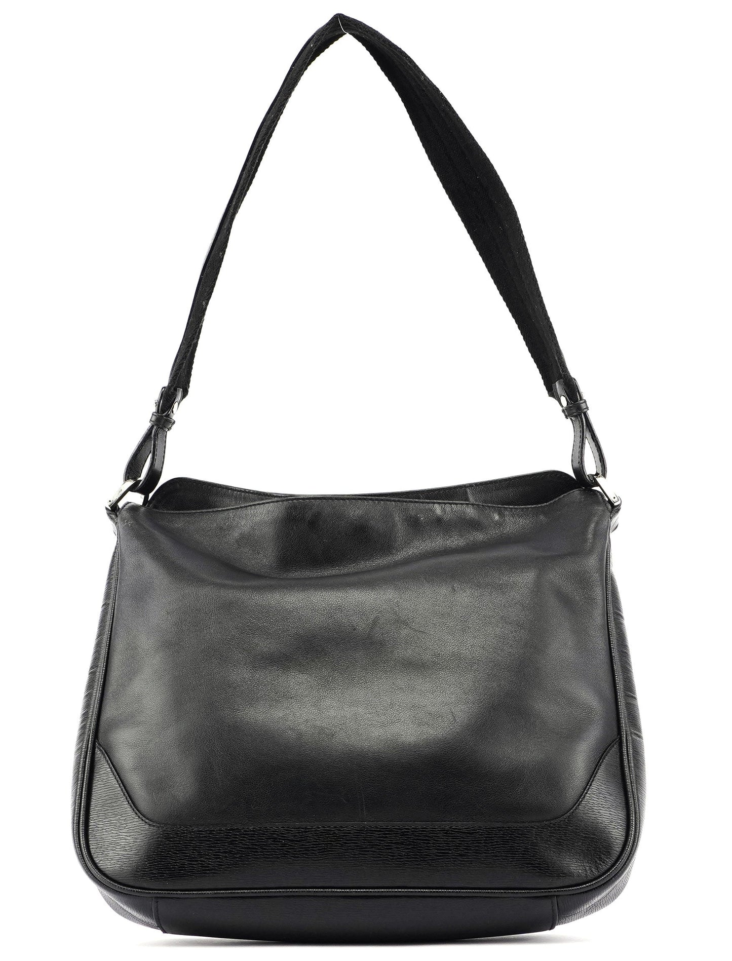 Black Leather Shoulder Bag