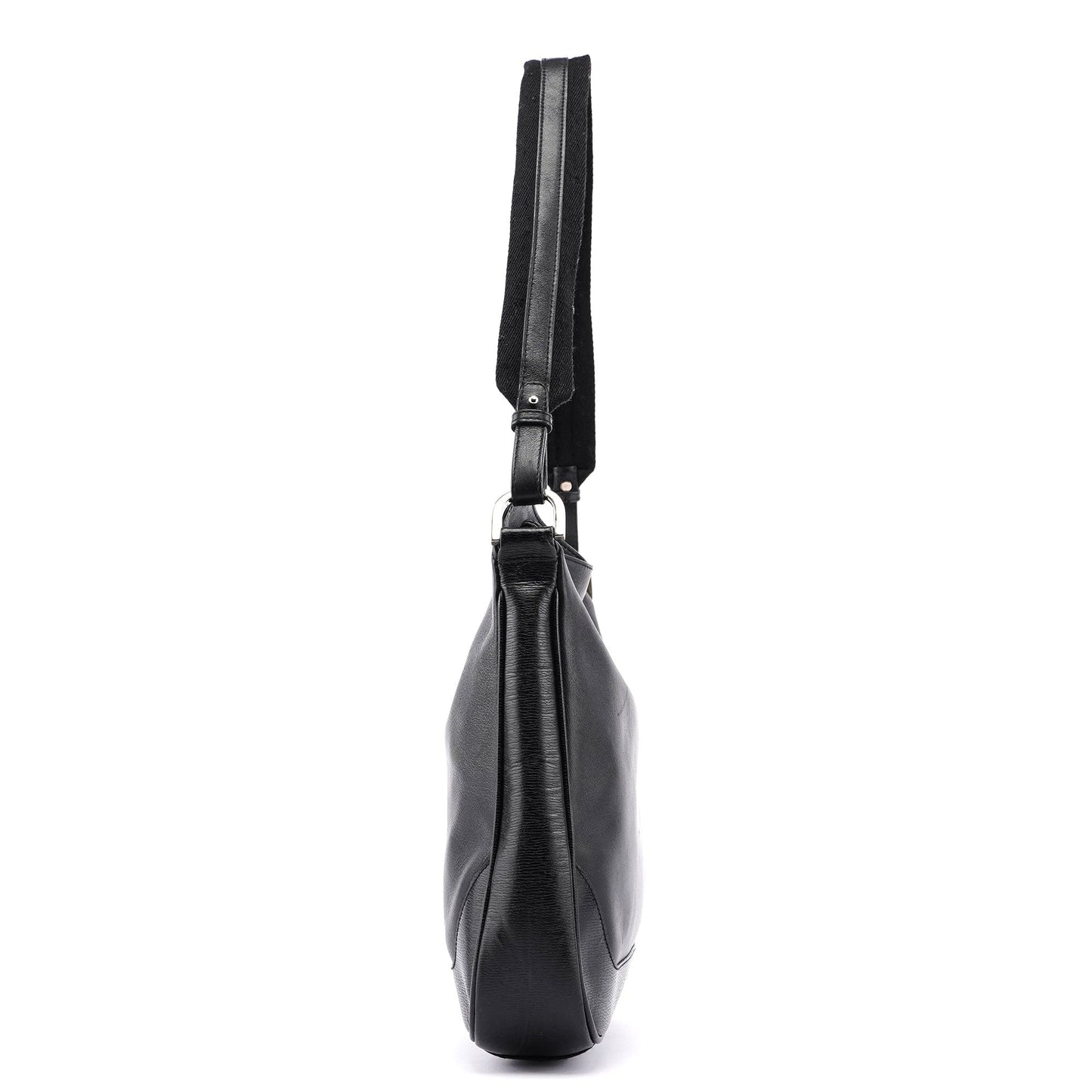 Black Leather Shoulder Bag