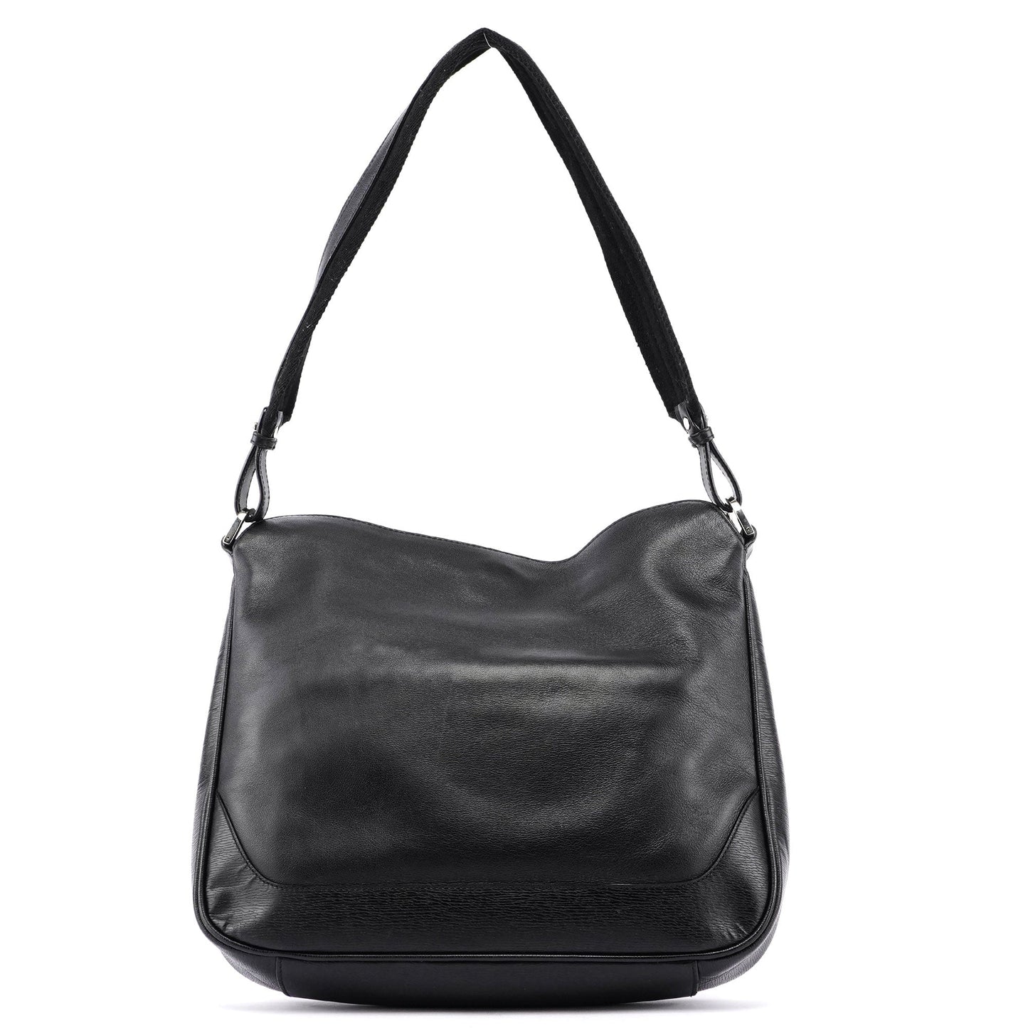 Black Leather Shoulder Bag