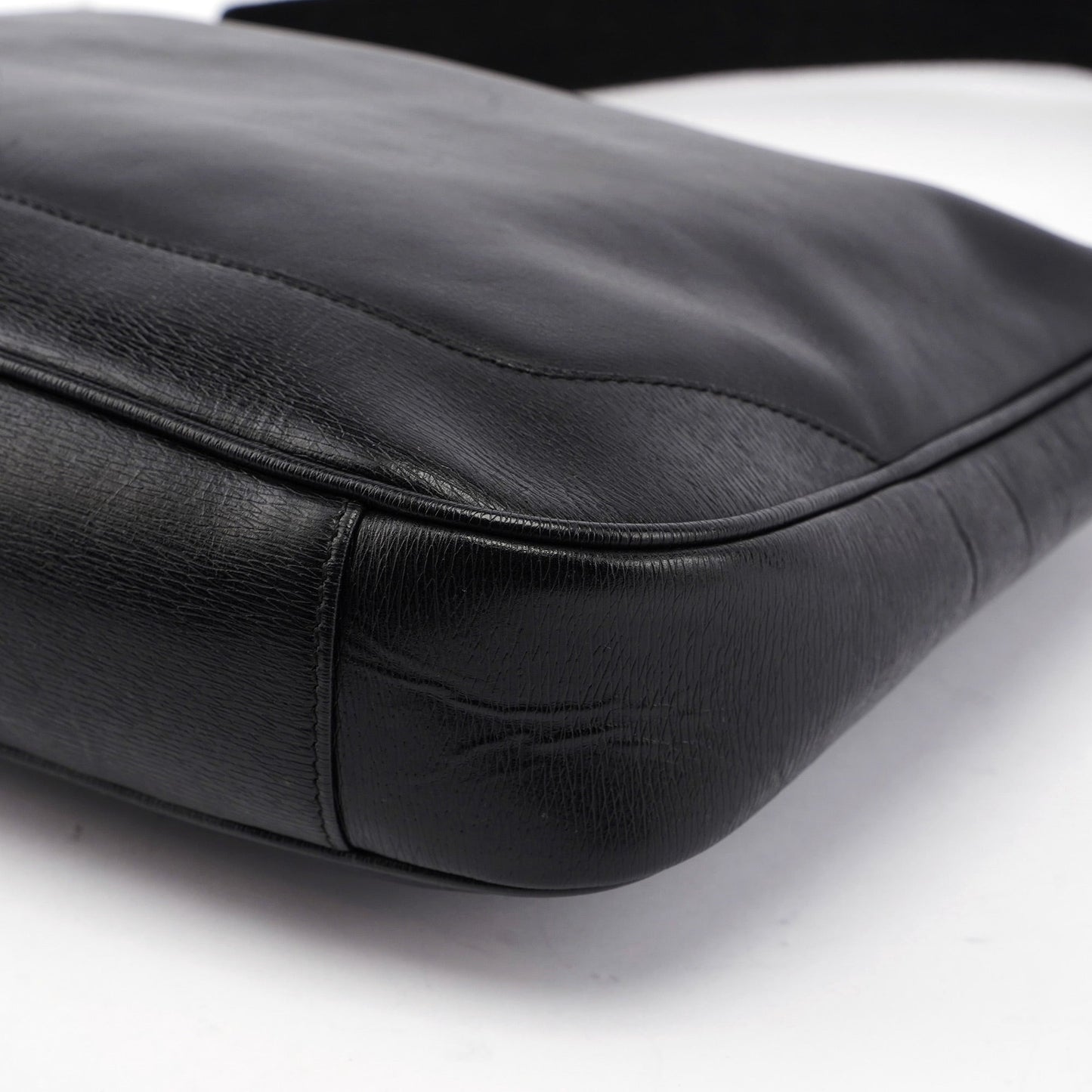 Black Leather Shoulder Bag