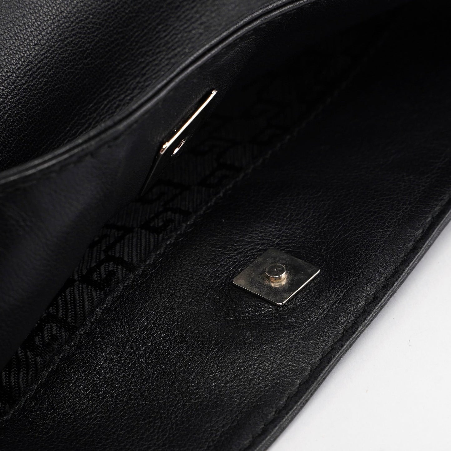 Black Leather Shoulder Bag
