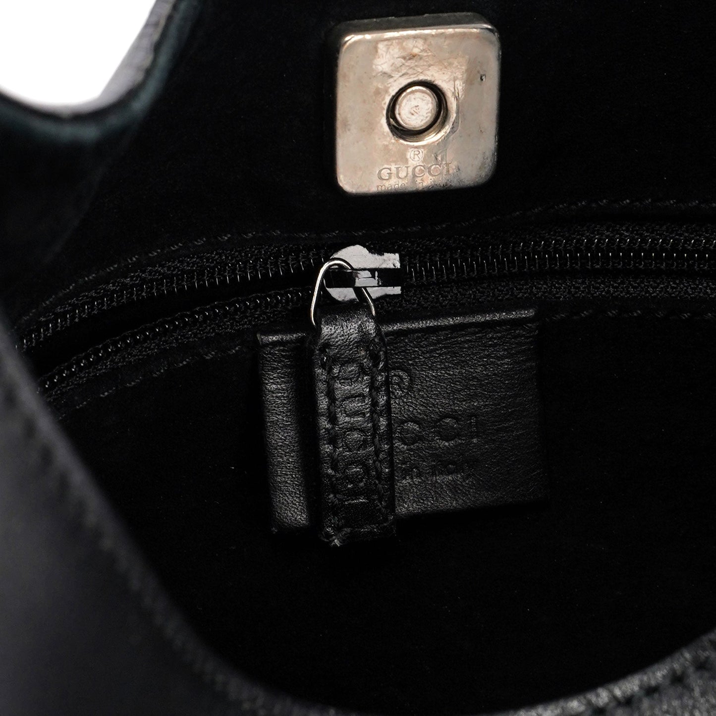 Black Leather Shoulder Bag