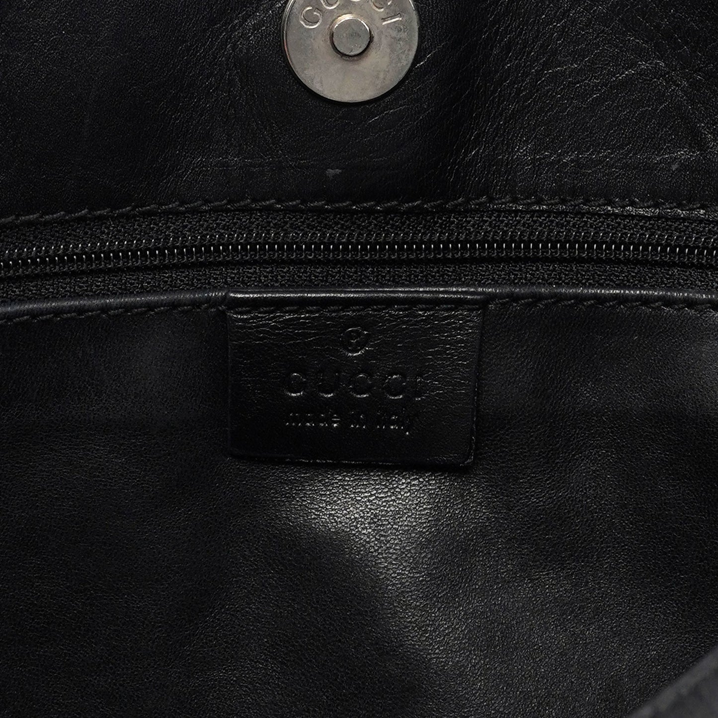Black Leather Shoulder Bag