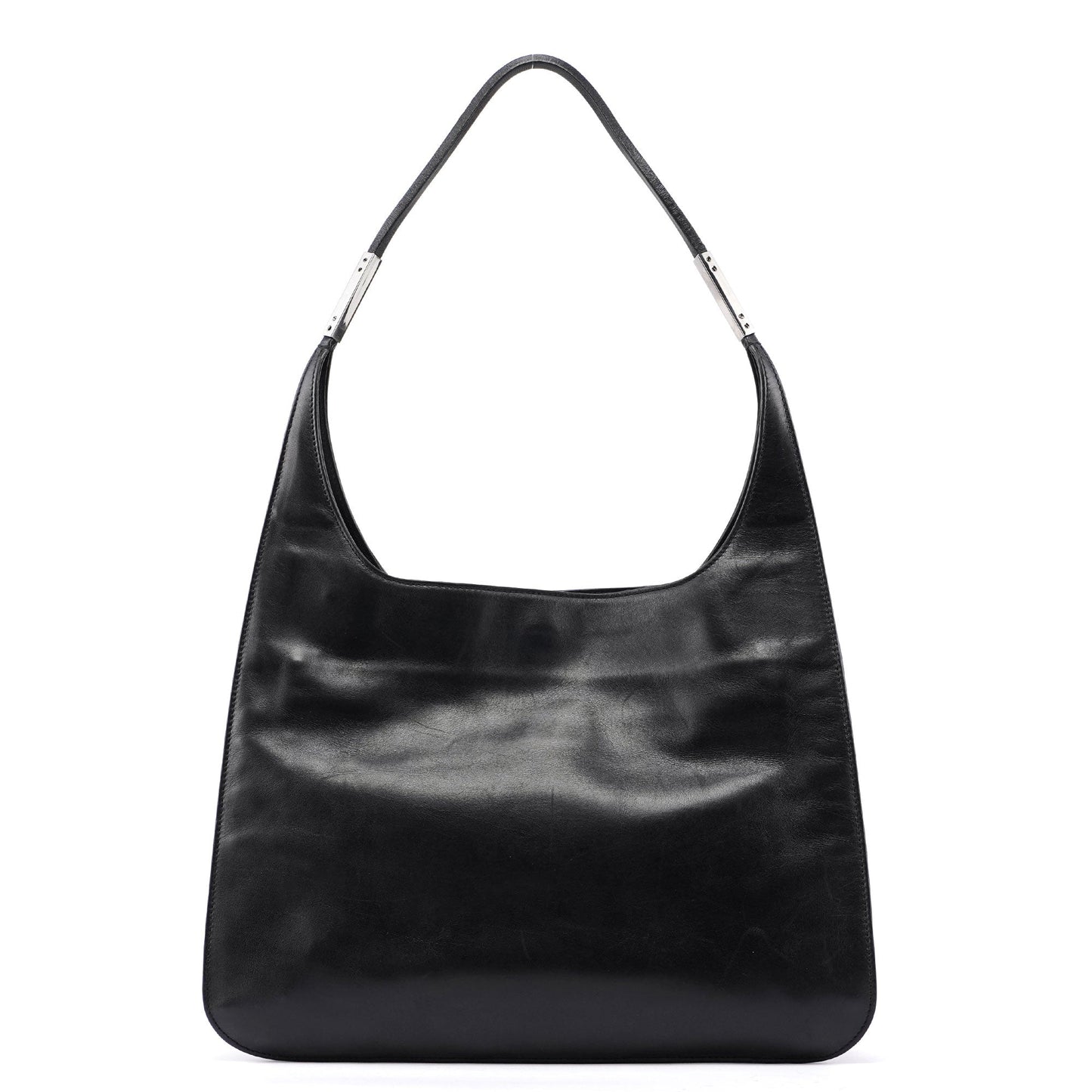 Black Leather Shoulder Bag