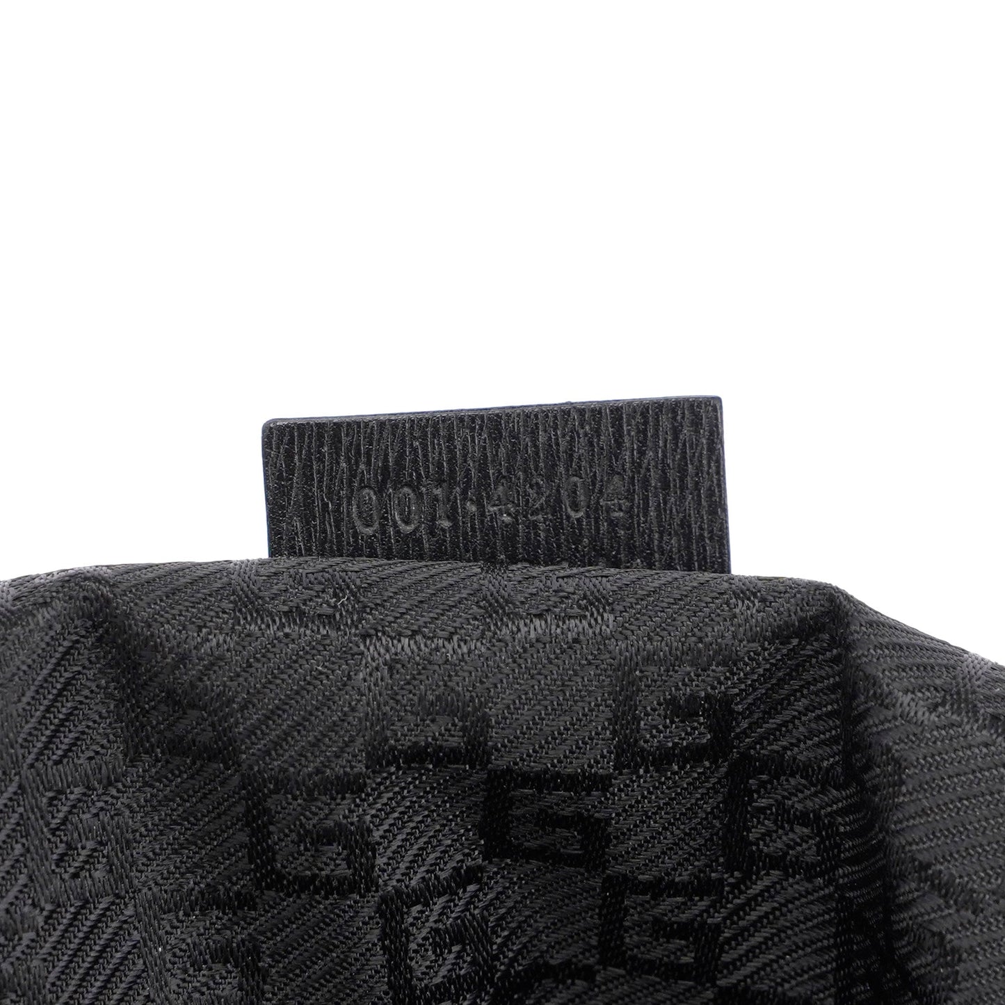 Black Leather Shoulder Bag Plaque