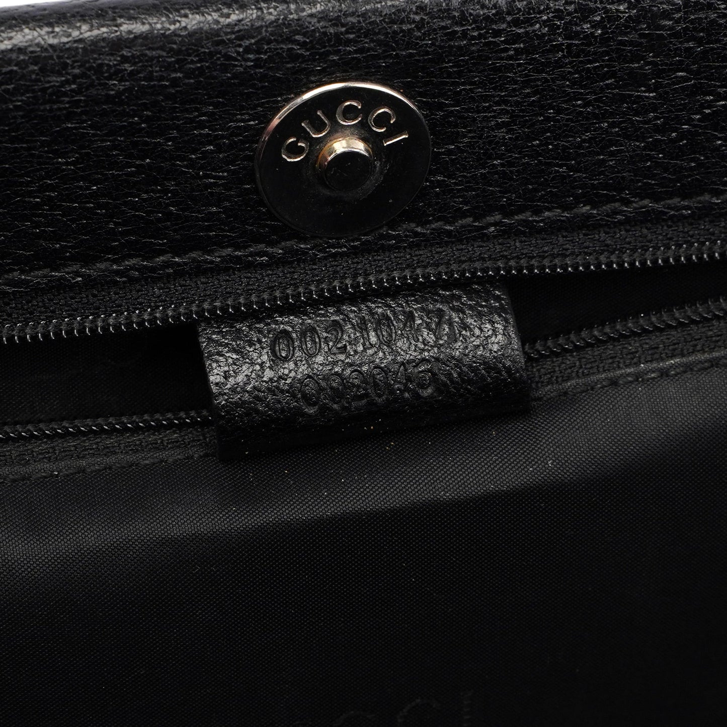 Black Leather Top Handle Bag
