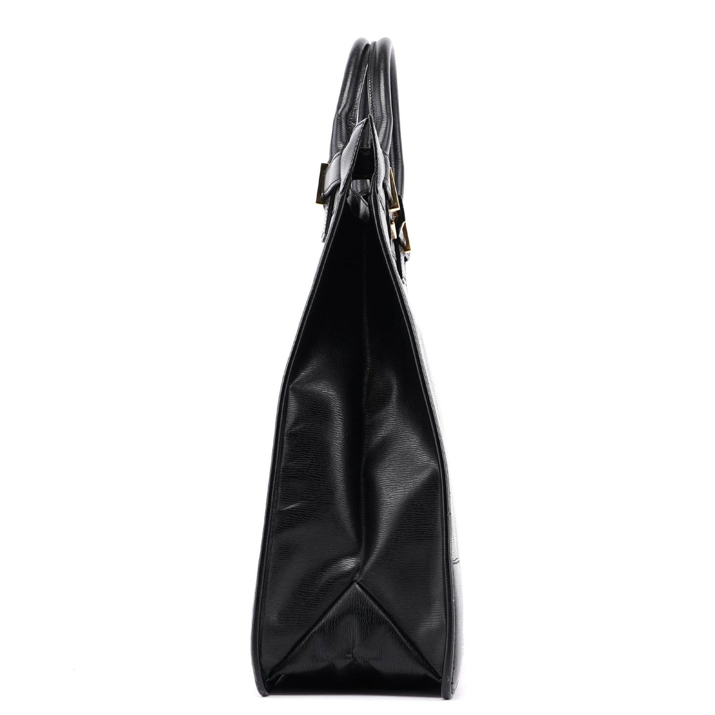Black Leather Tote