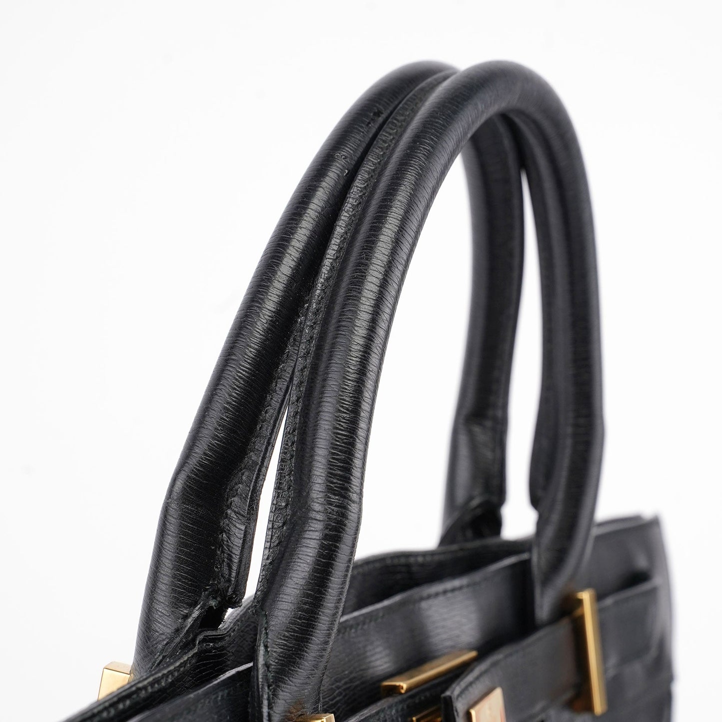 Black Leather Tote