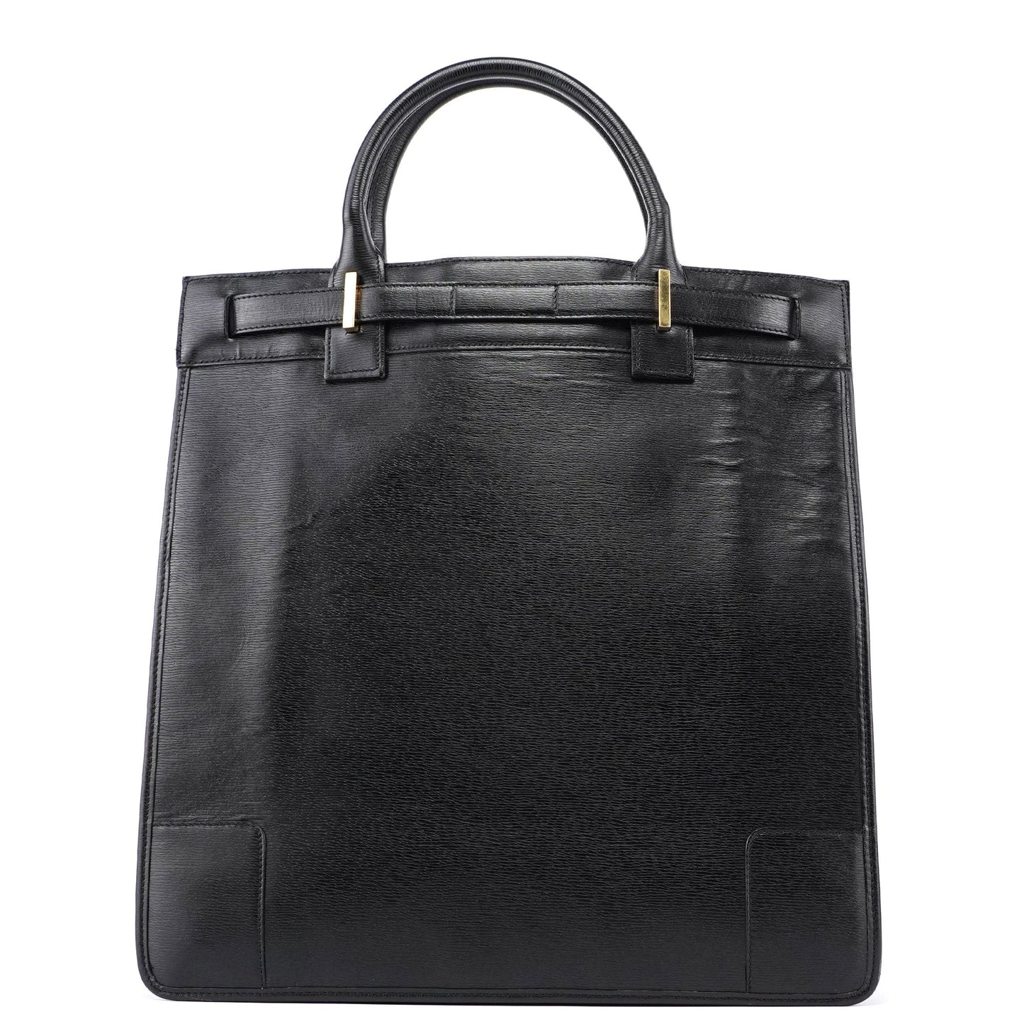 Black Leather Tote