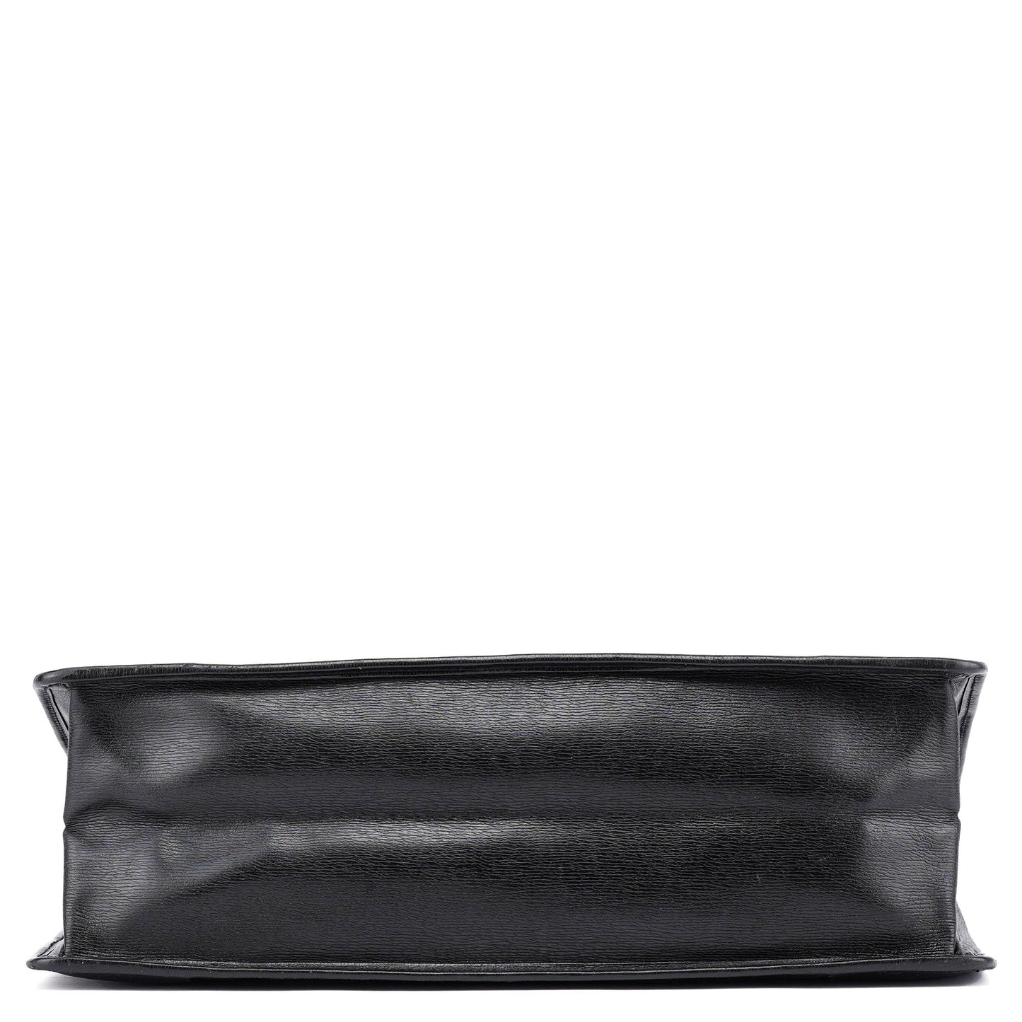 Black Leather Tote Bag