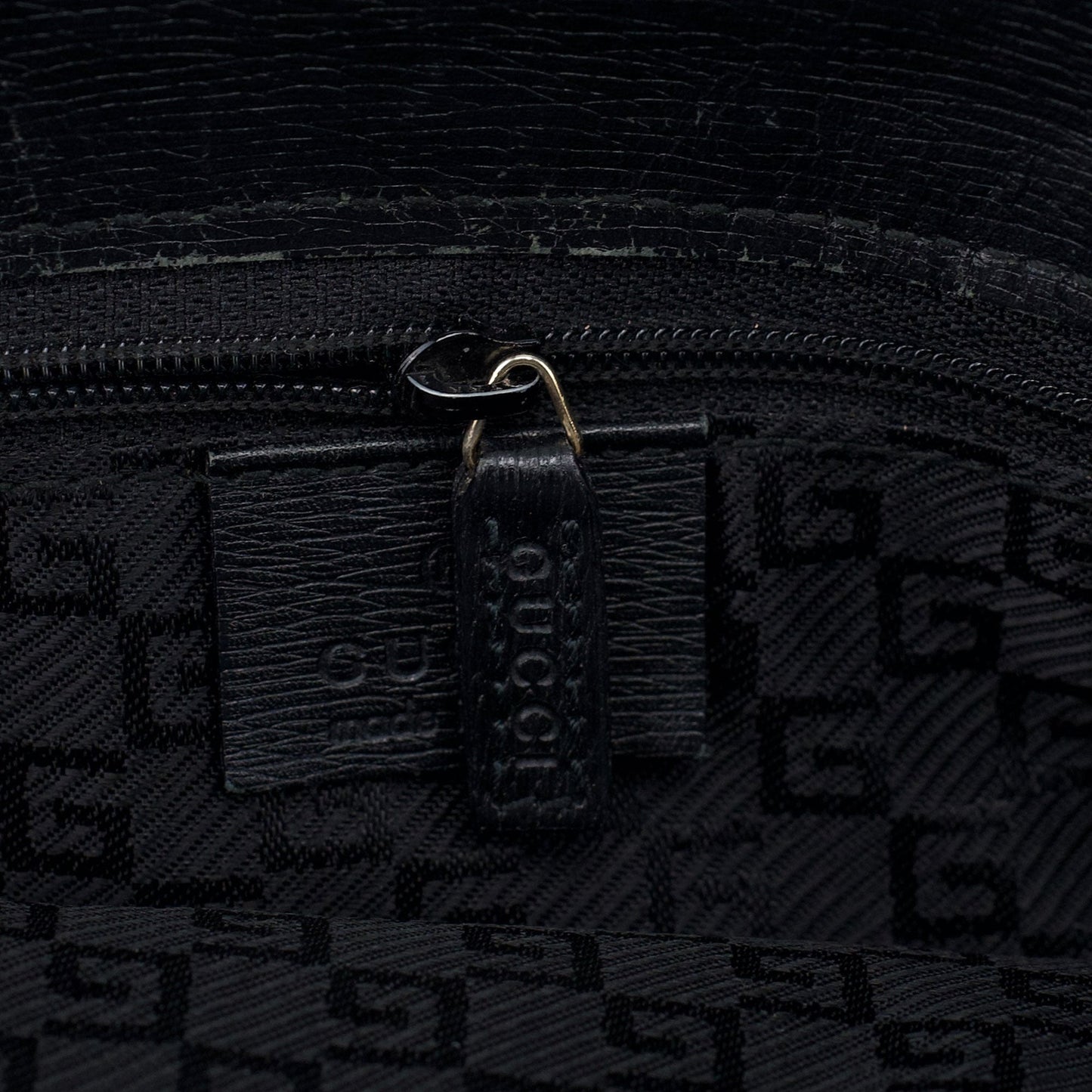 Black Leather Tote Bag