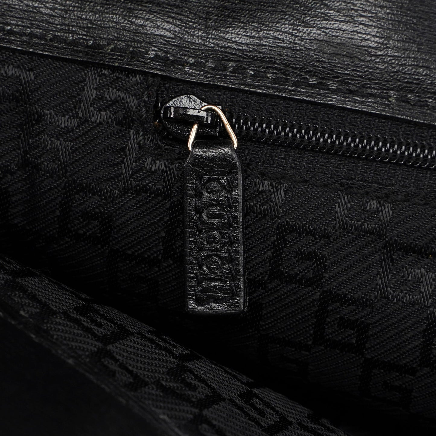 Black Leather Tote Bag