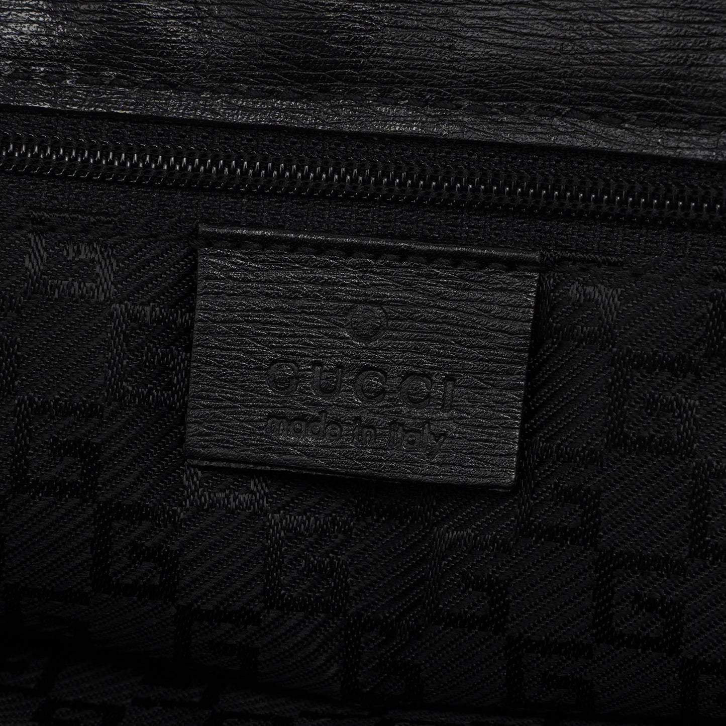 Black Leather Tote Bag