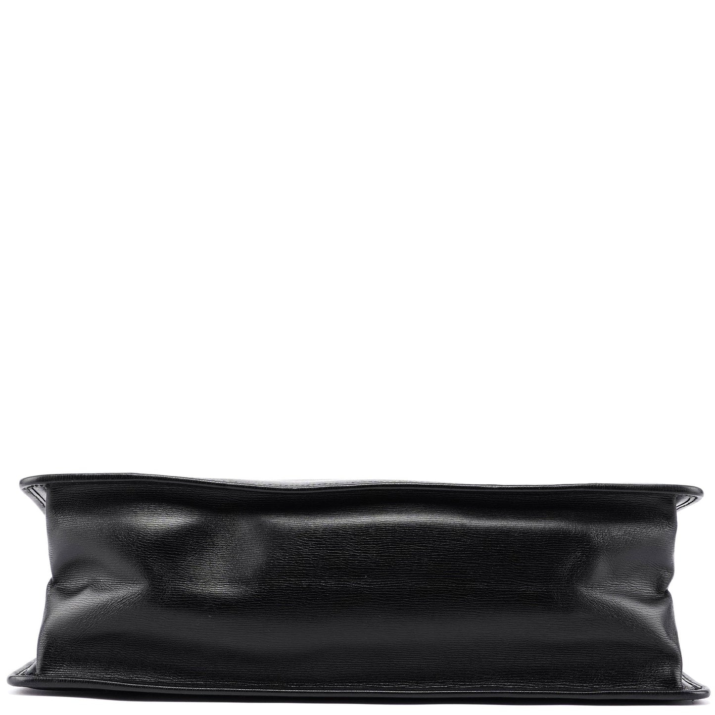 Black Leather Tote Bag