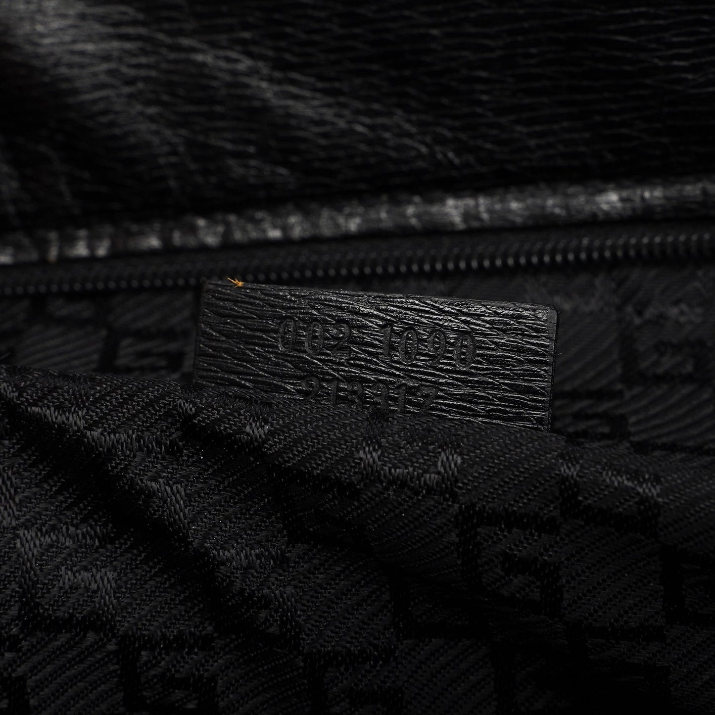 Black Leather Tote Bag