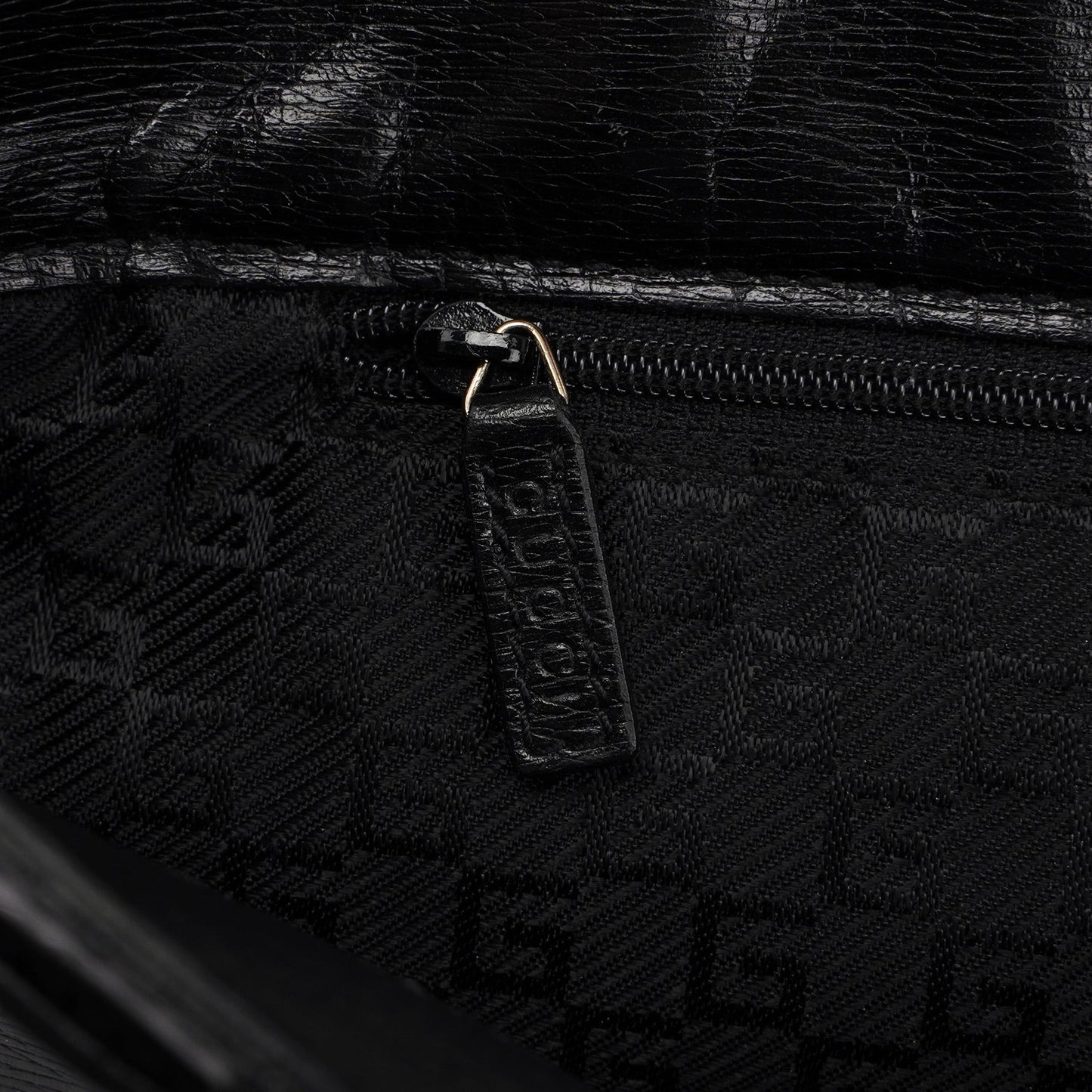 Black Leather Tote Bag