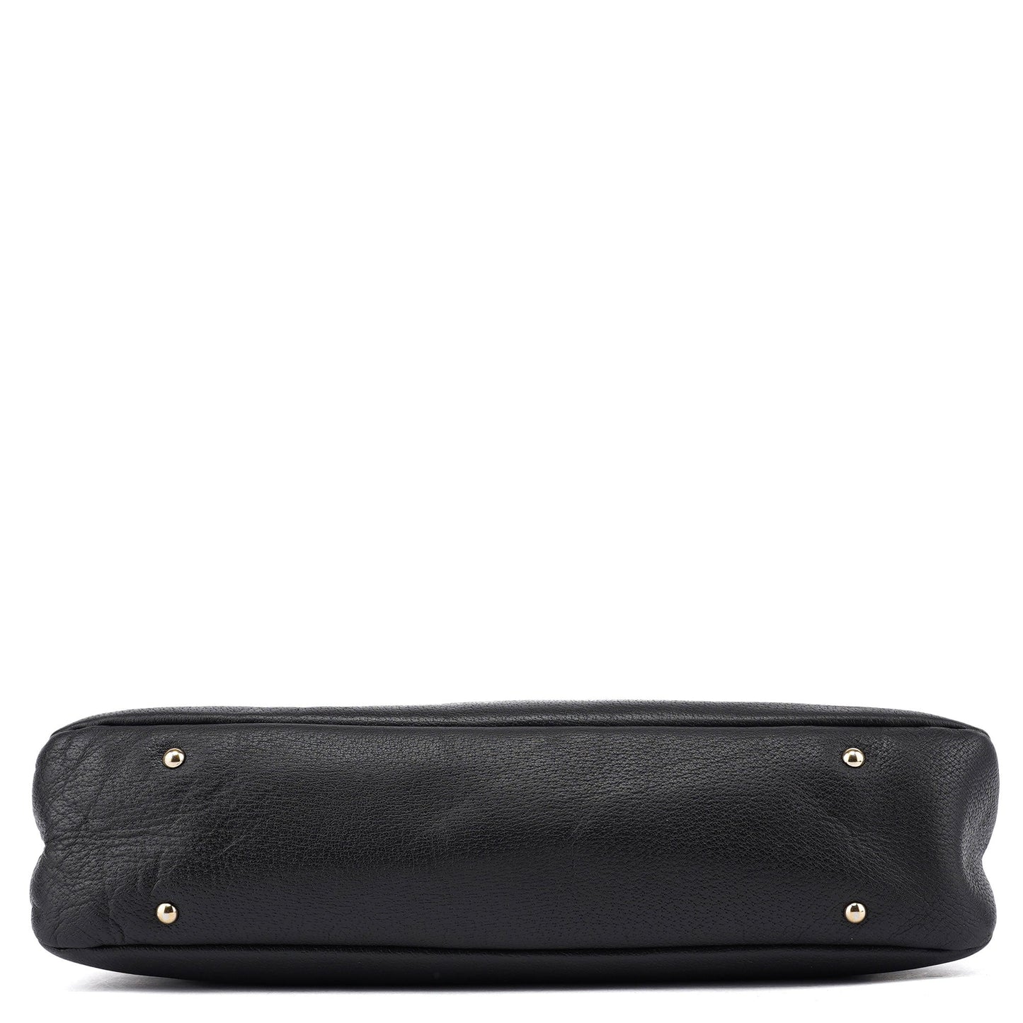 Black Leather Tote Bag