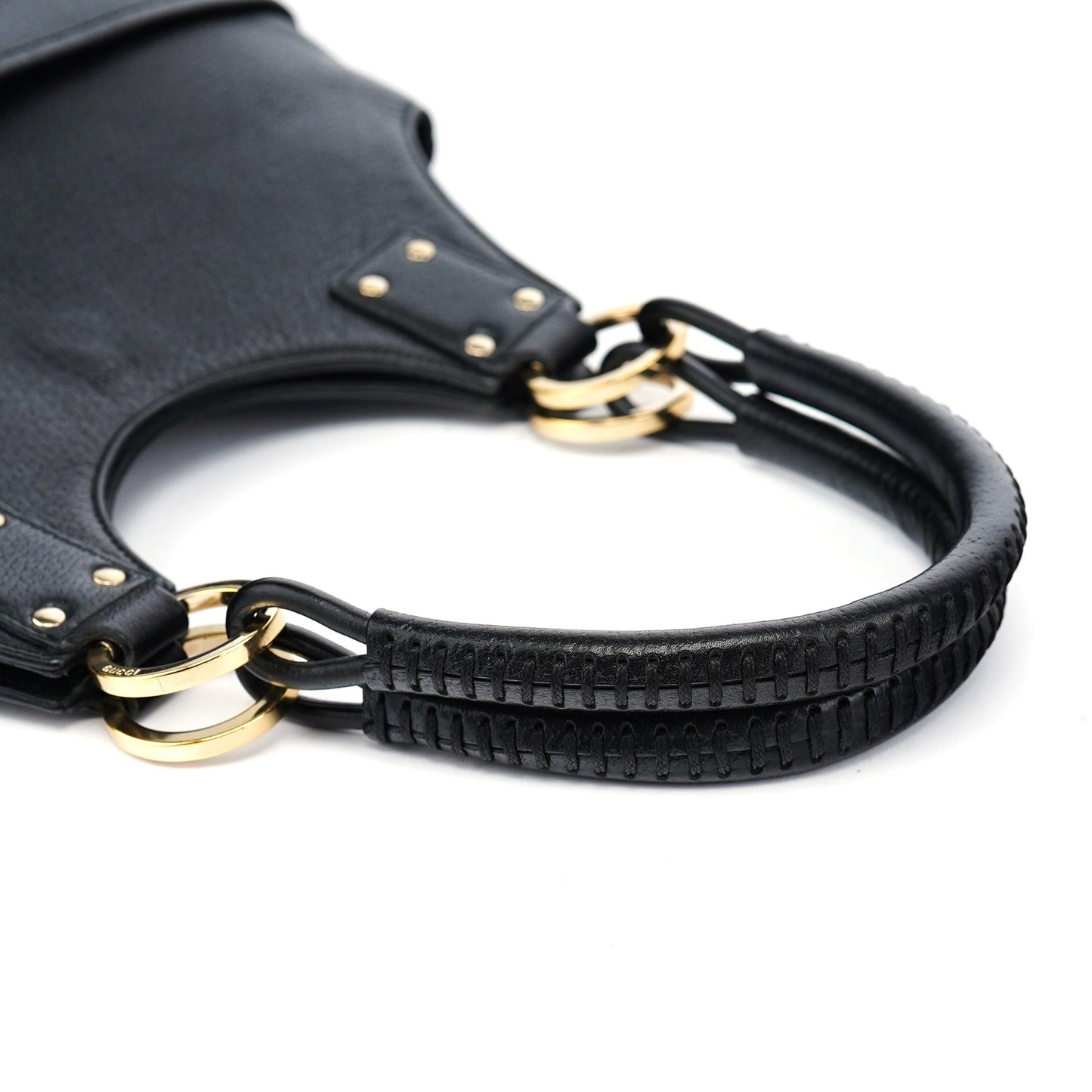 Black Leather Tote Bag