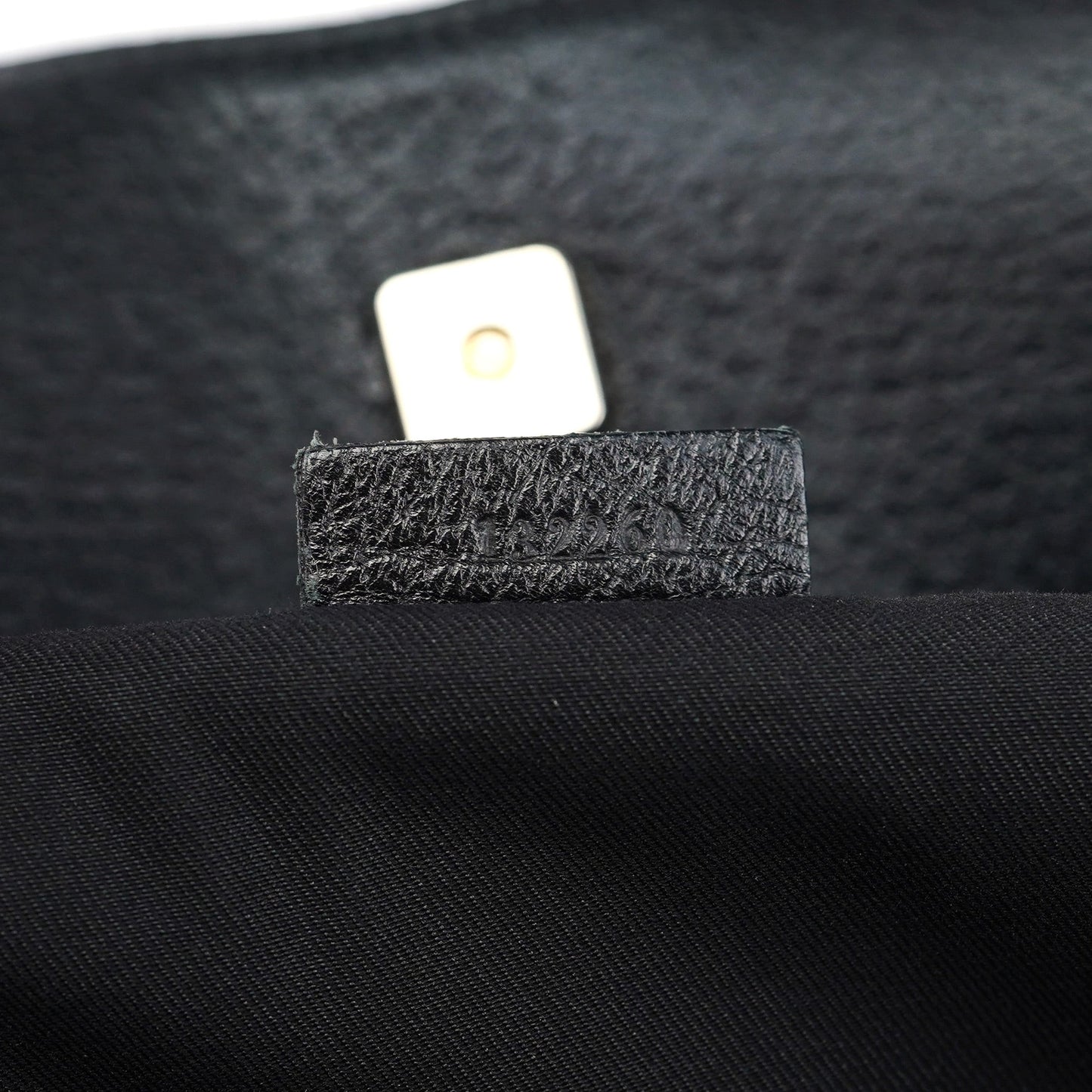 Black Leather Tote Bag