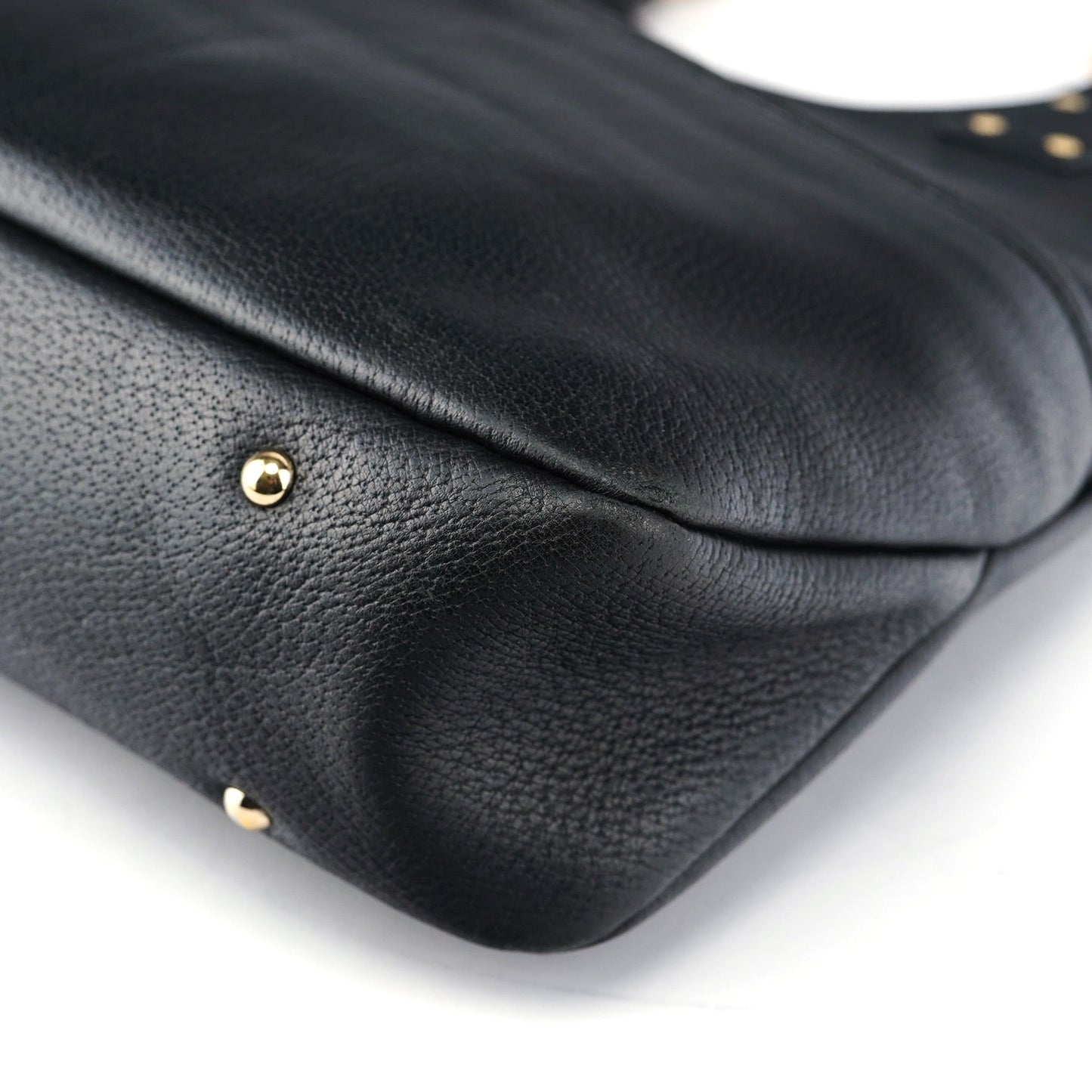 Black Leather Tote Bag