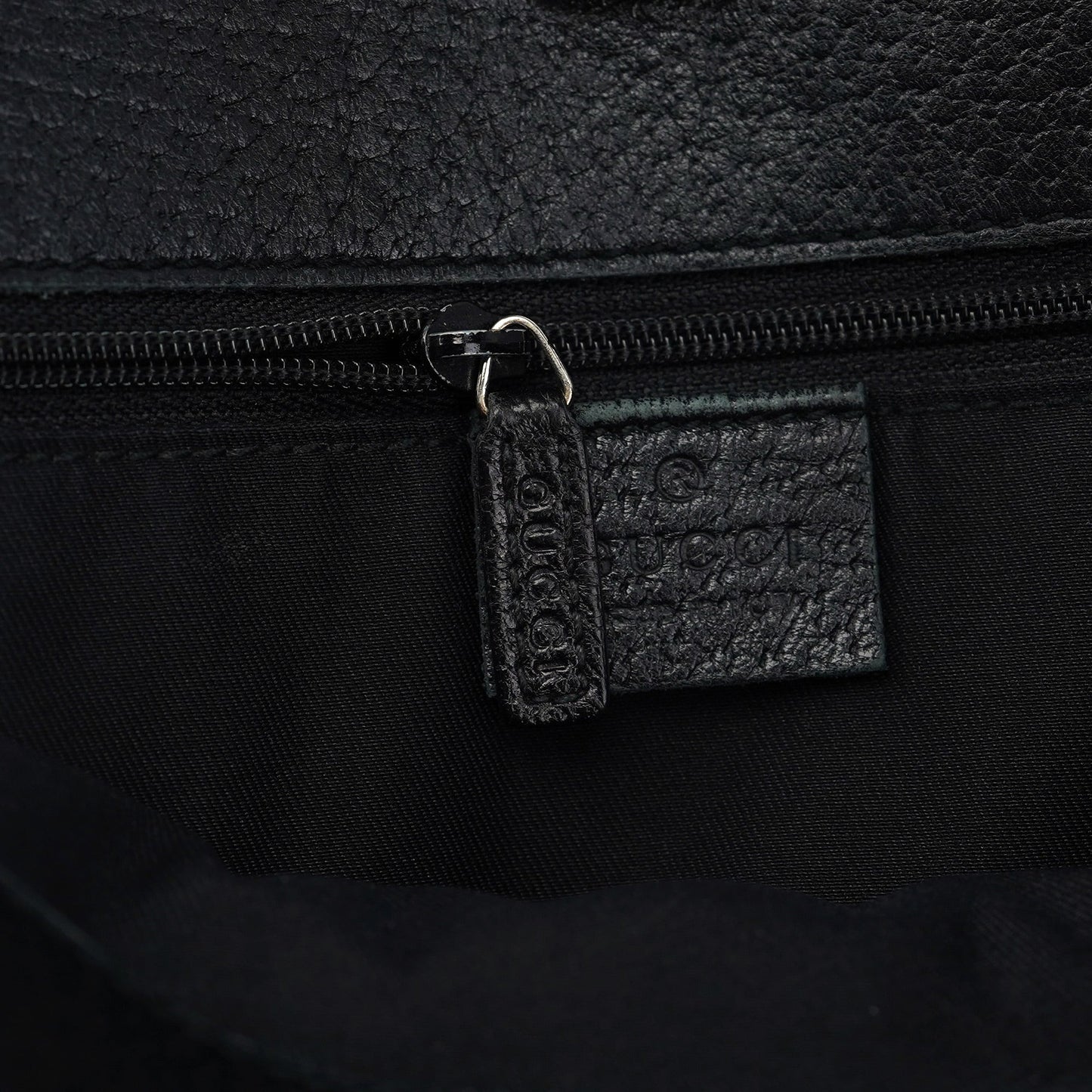 Black Leather Tote Bag