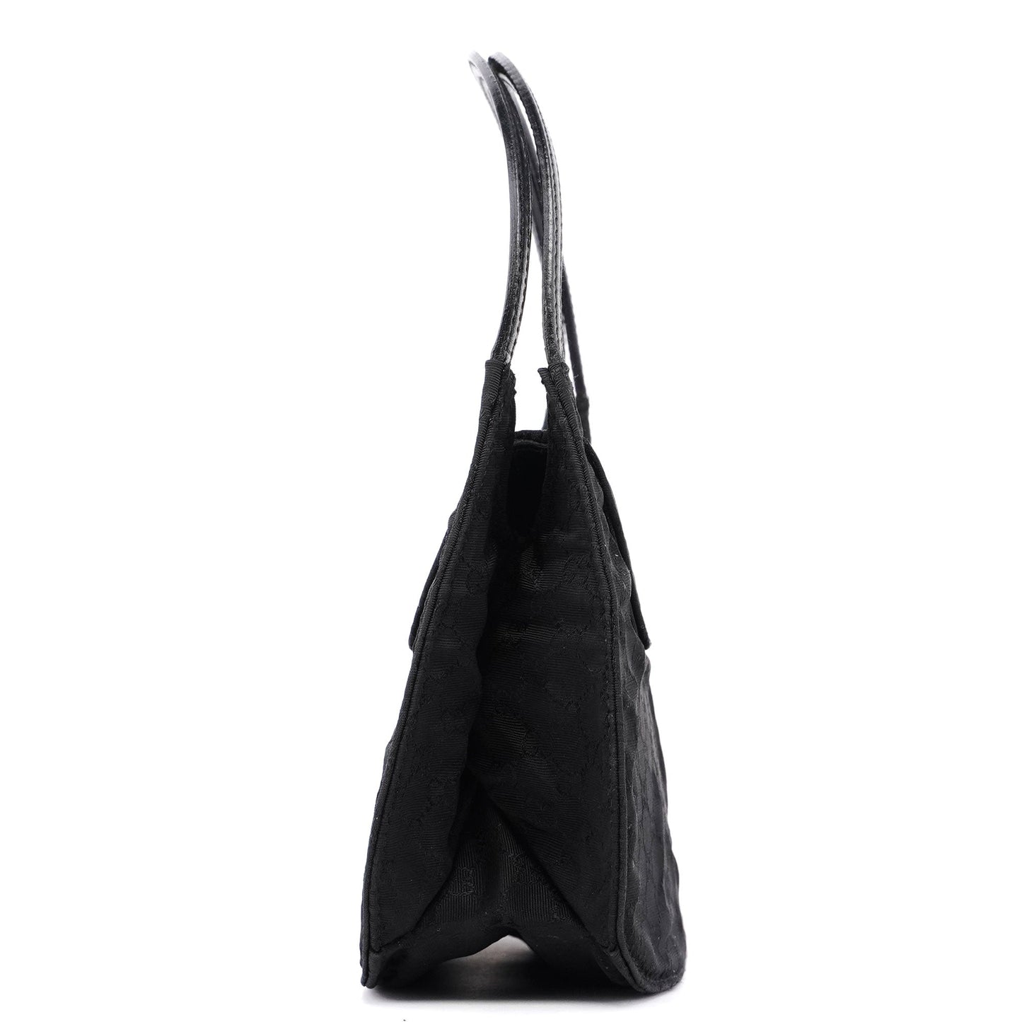 Black Micro GG Hobo Shoulder Bag