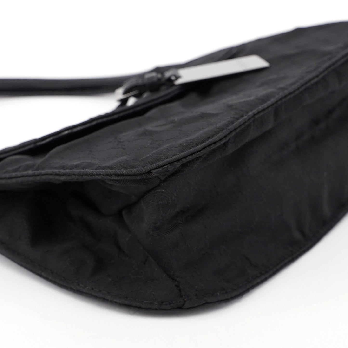 Black Micro GG Hobo Shoulder Bag