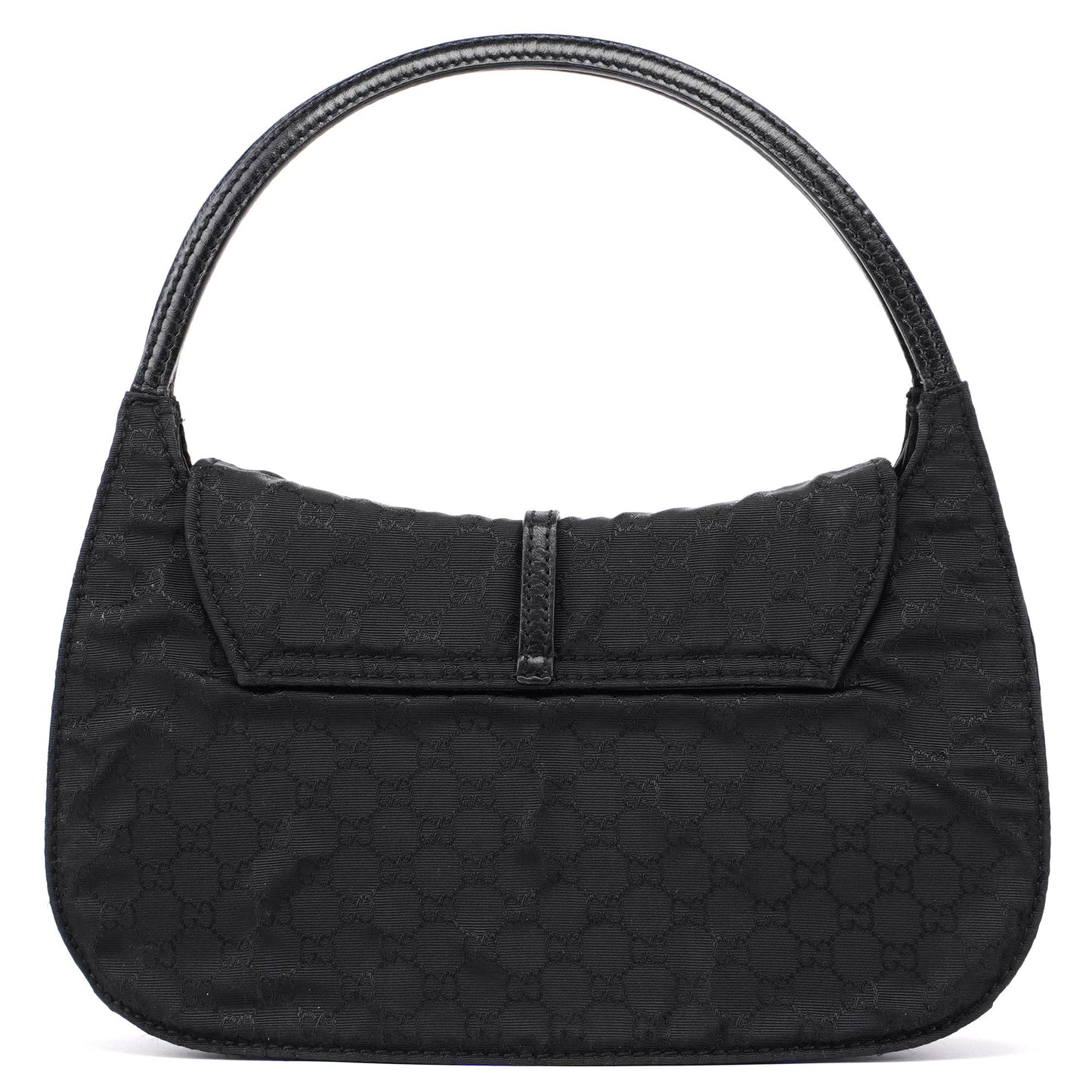 Black Micro GG Hobo Shoulder Bag