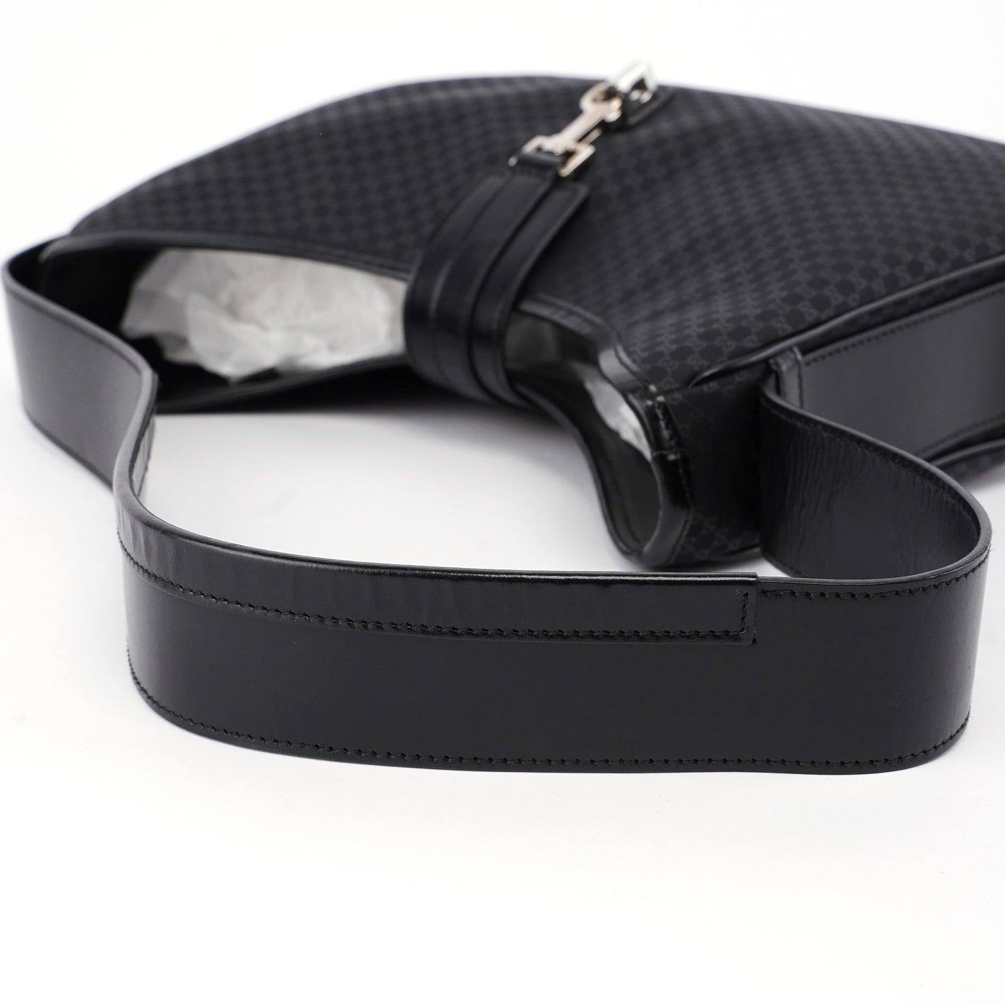 Black Micro GG Jackie Shoulder Bag