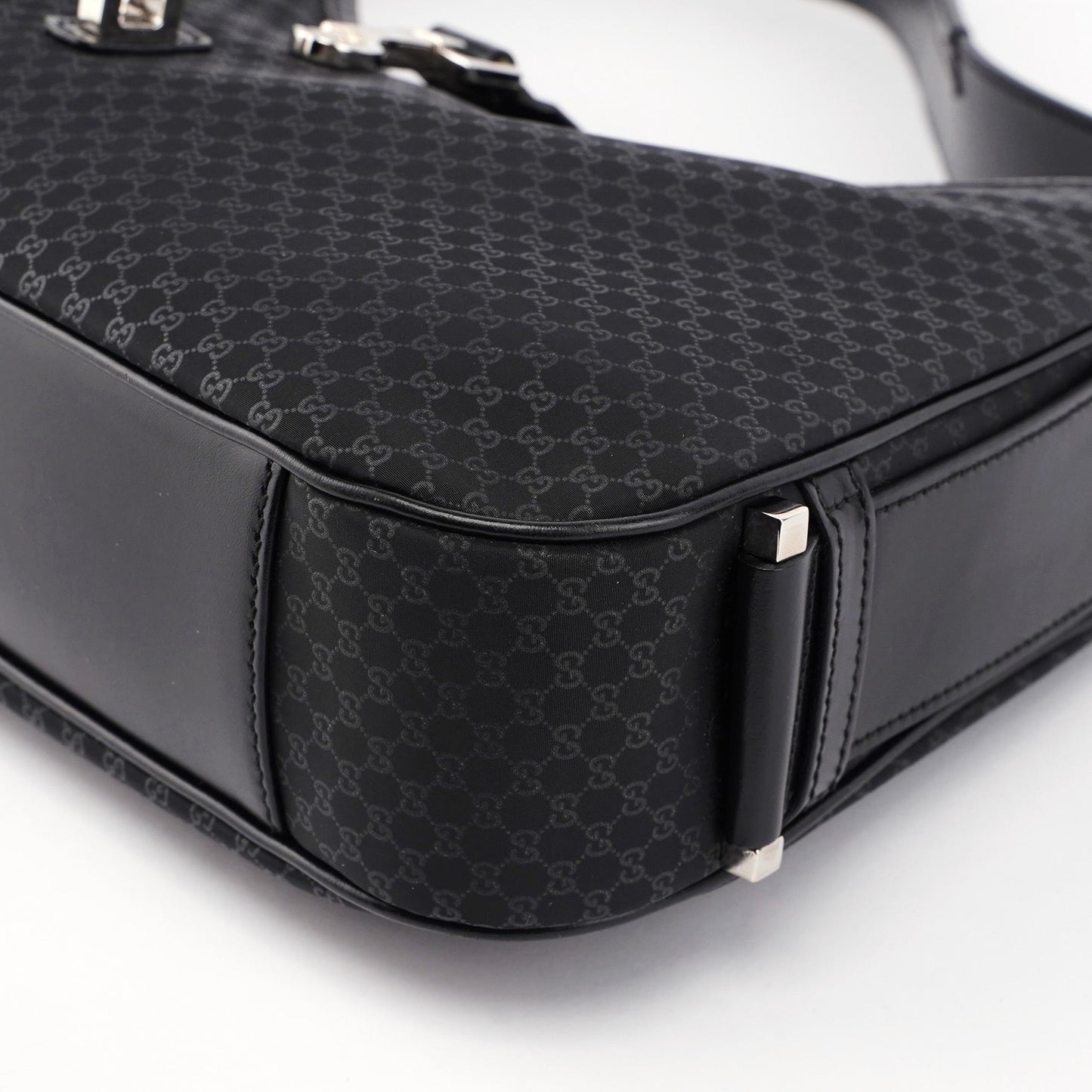 Black Micro GG Jackie Shoulder Bag