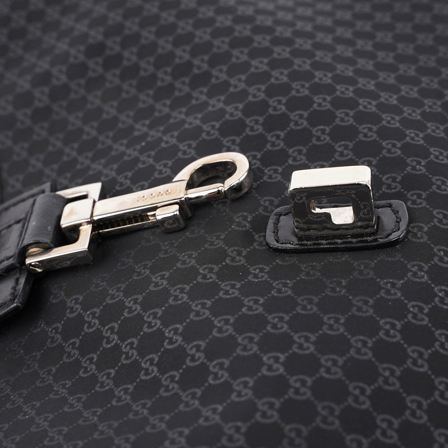 Black Micro GG Jackie Shoulder Bag