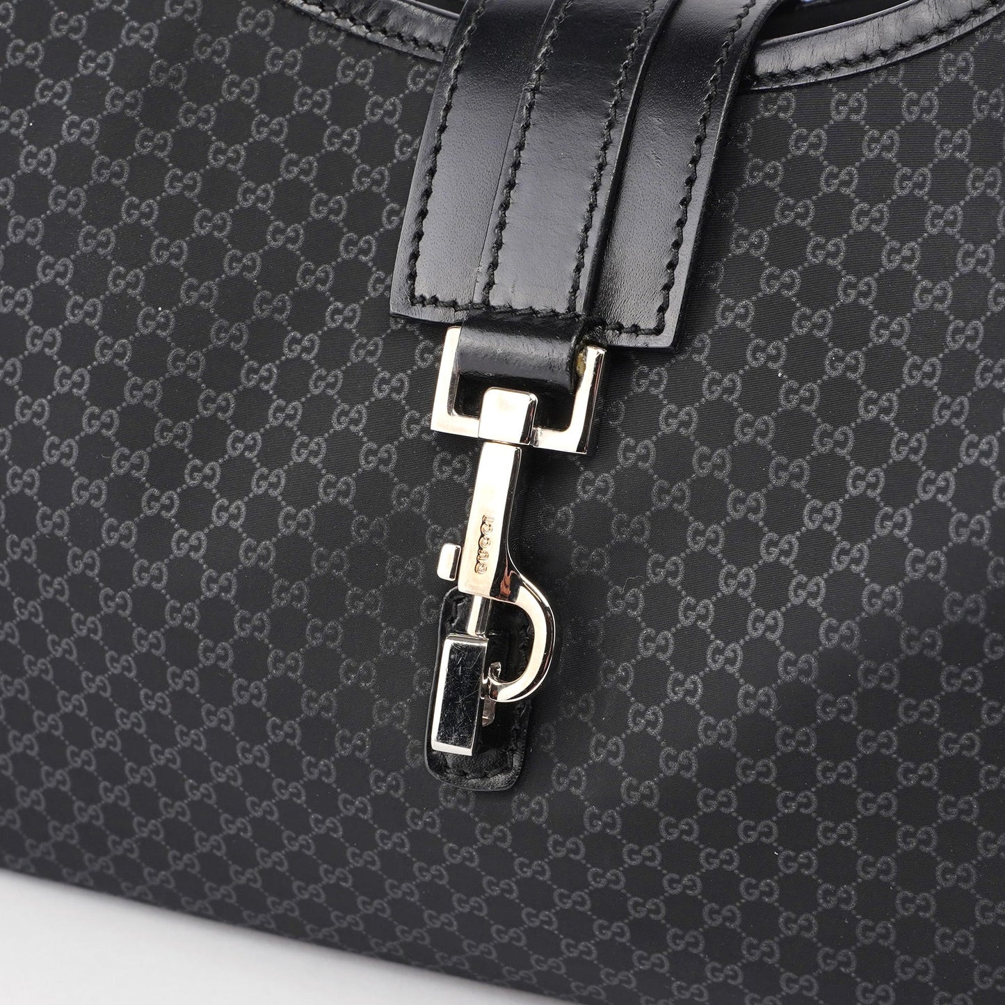 Black Micro GG Jackie Shoulder Bag