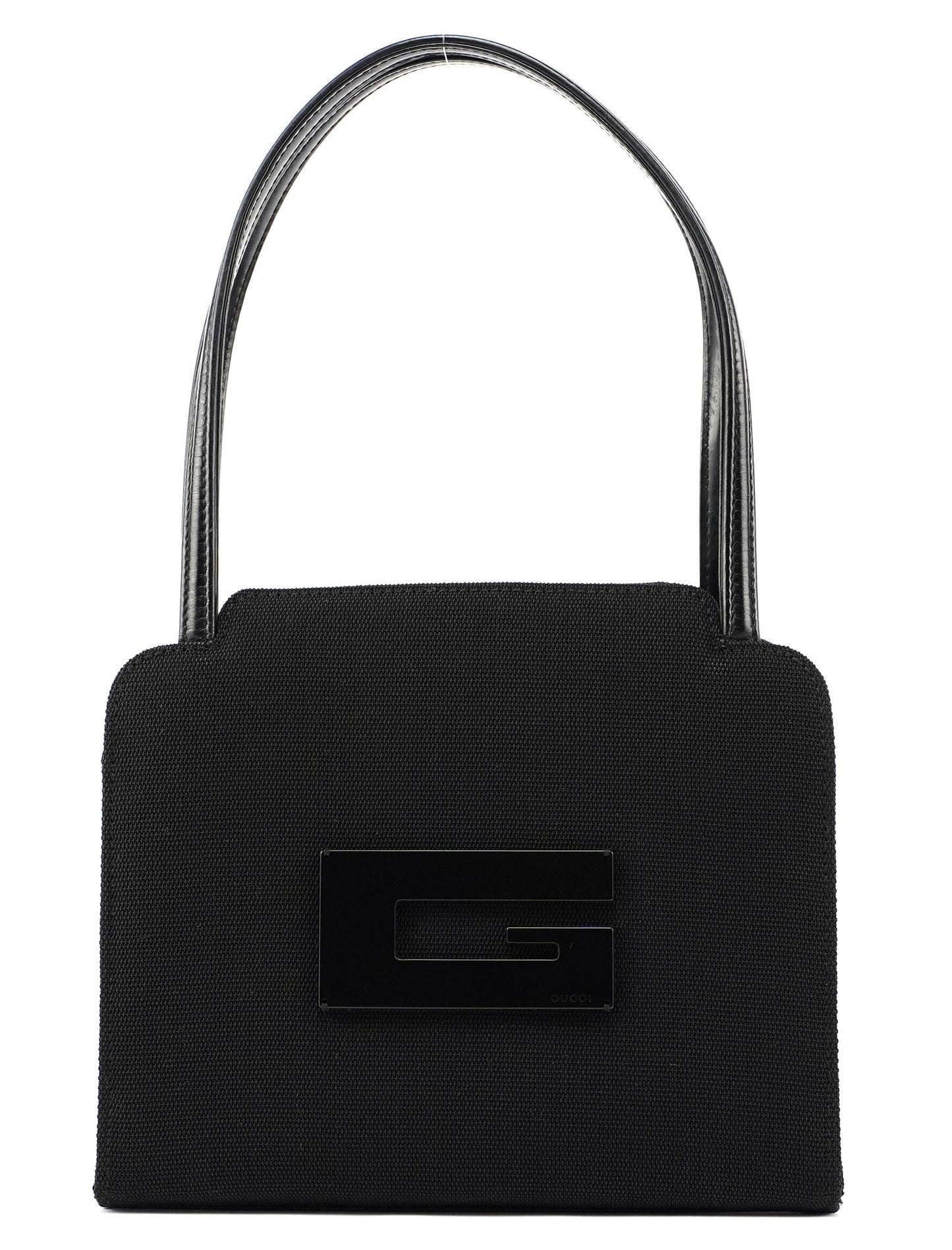 Black Nylon Square G Handbag