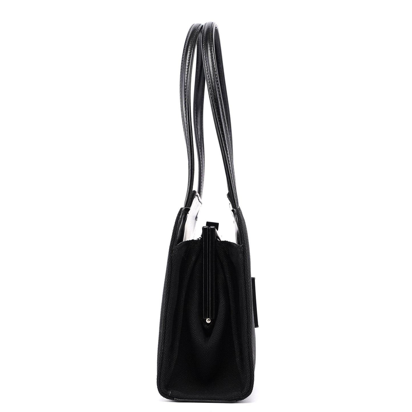 Black Nylon Square G Handbag