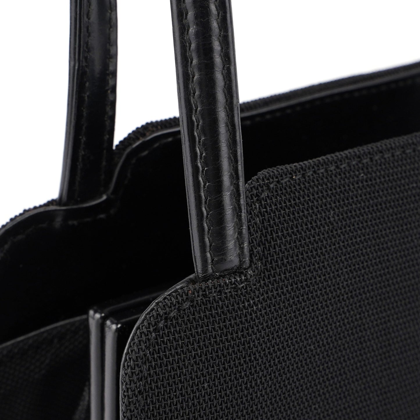 Black Nylon Square G Handbag