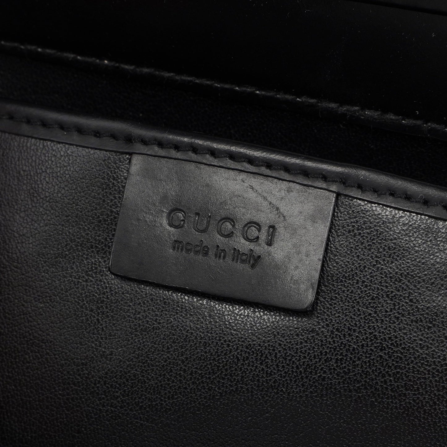 Black Nylon Square G Handbag