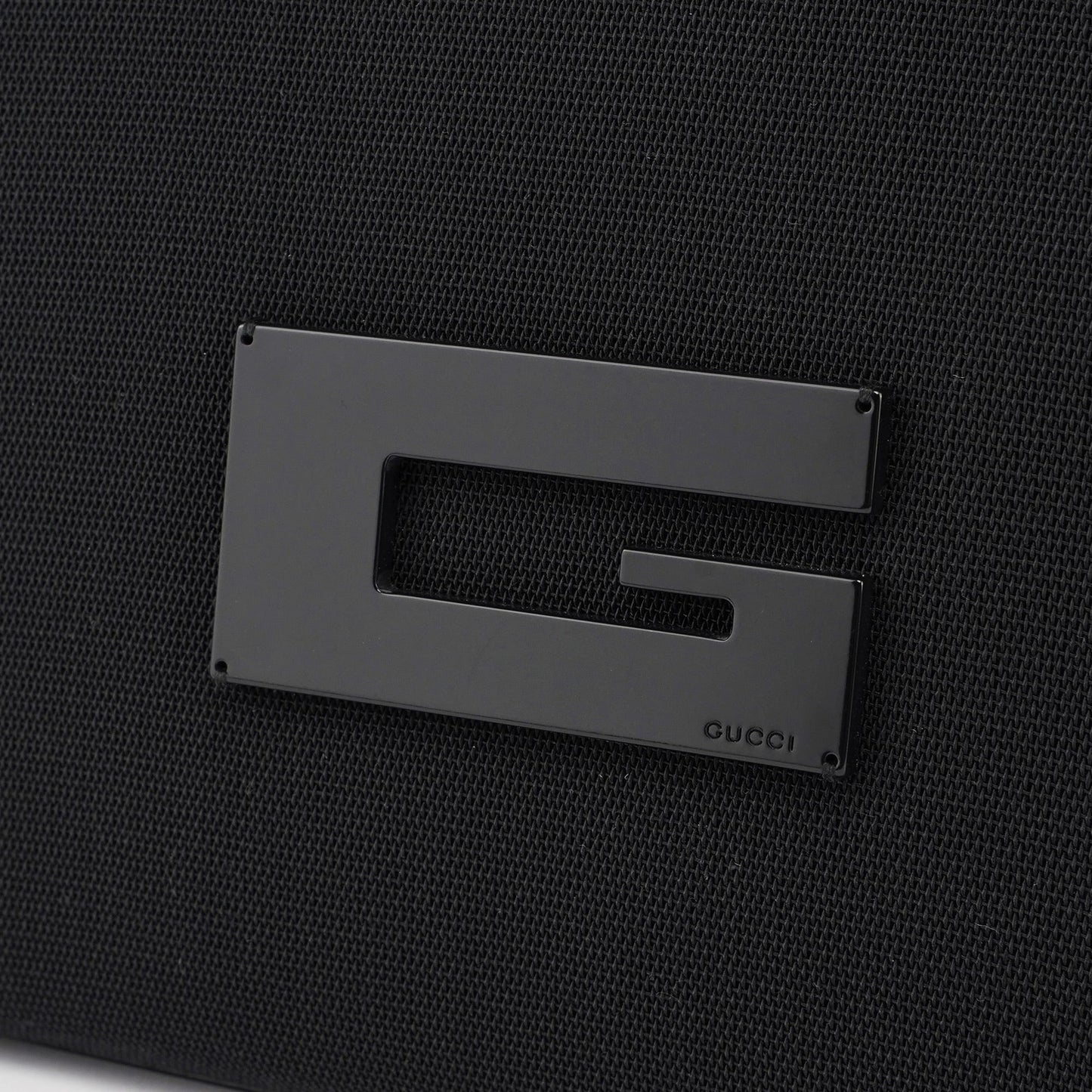 Black Nylon Square G Handbag